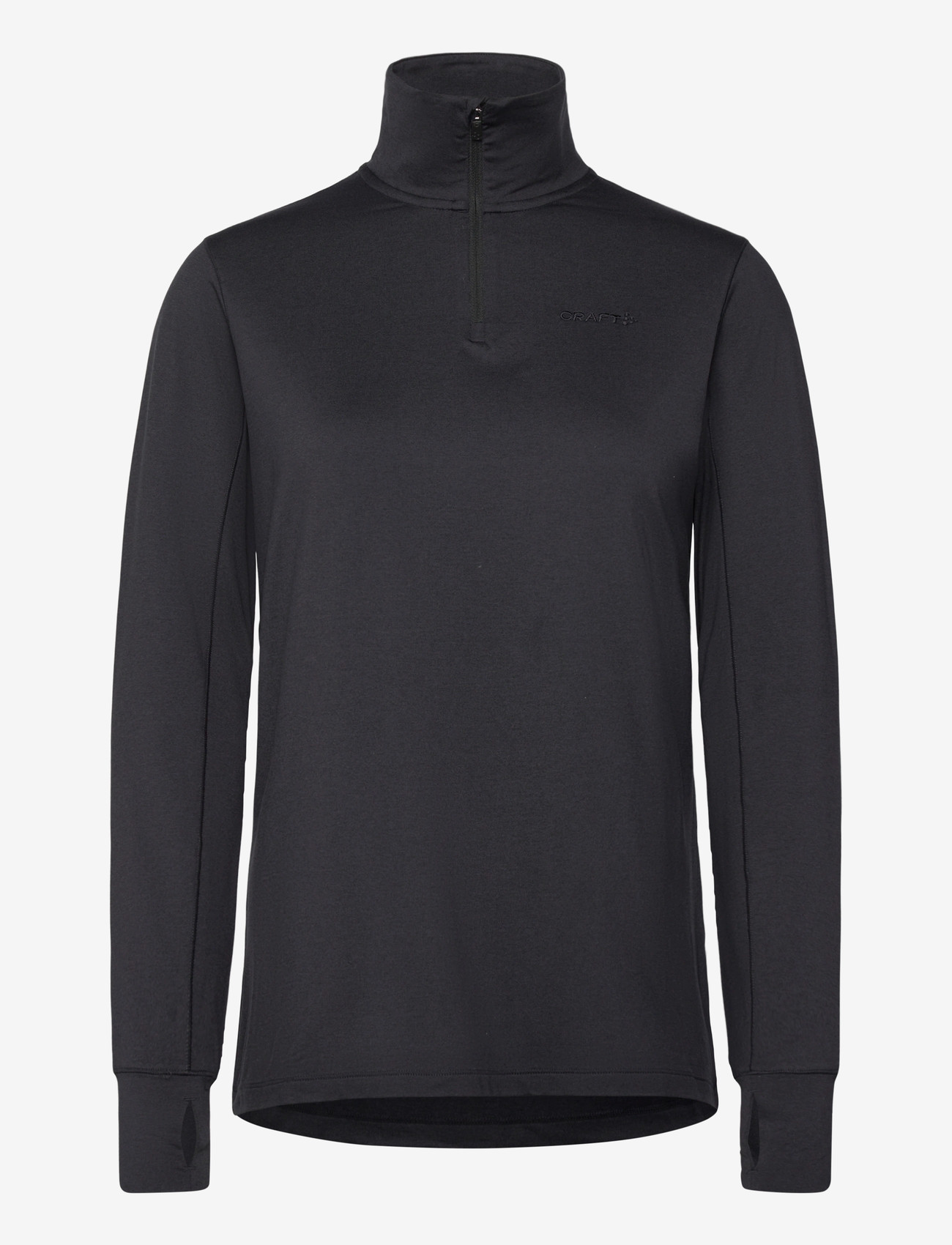 Craft - Flow Hz Ls W - laveste priser - black melange - 0