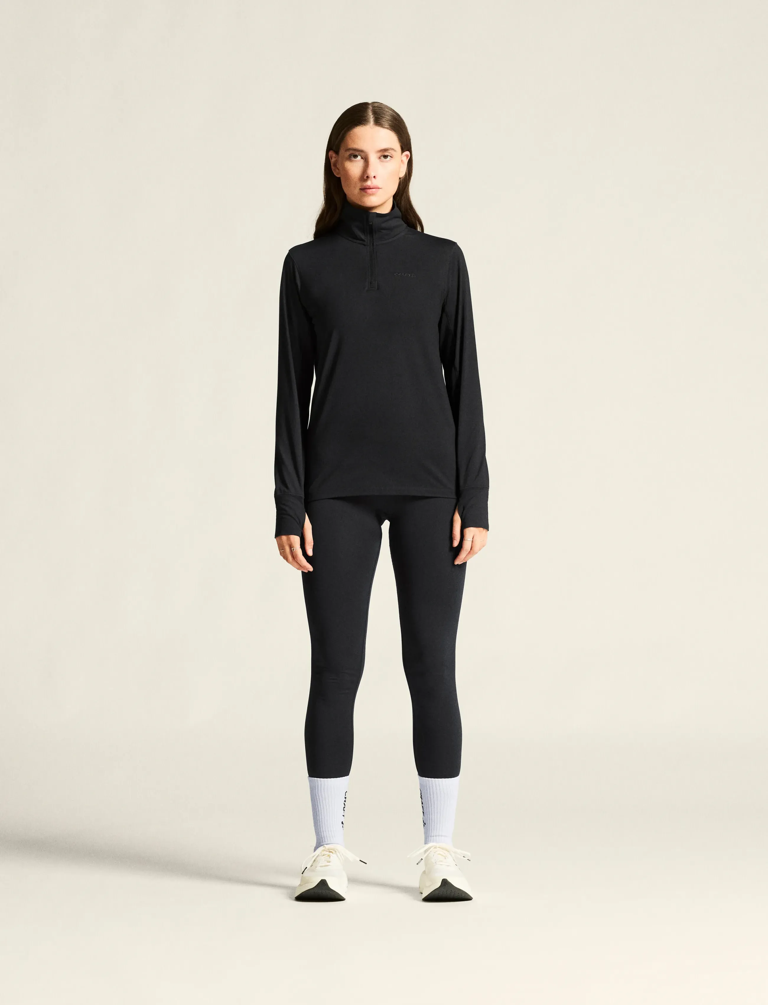 Craft Flow Hz Ls W, XS, Sport Base Layers, Schwarz - Layer Oberteile, Frauen
