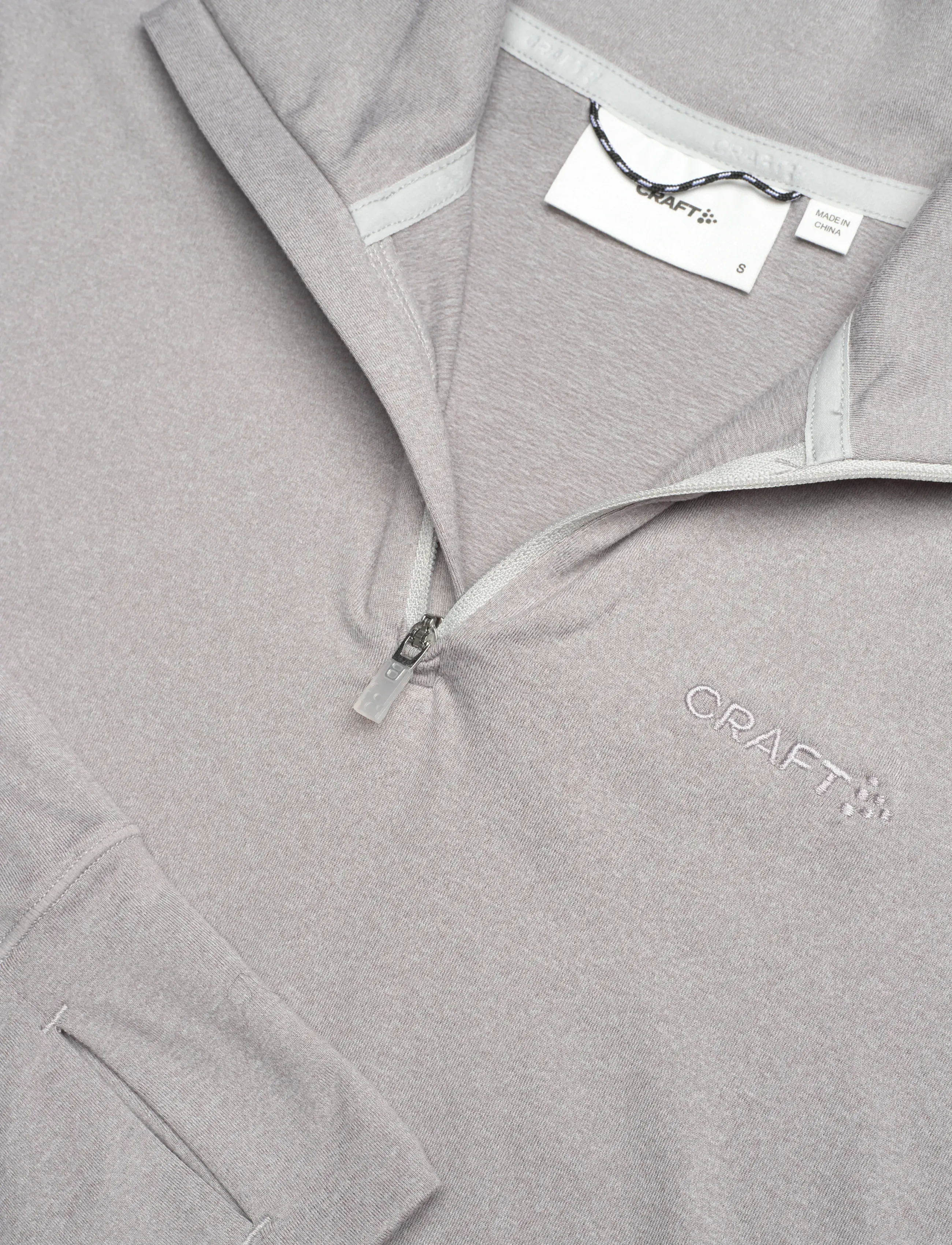 Craft - FLOW HZ LS W - alussärgid - grey melange - 2