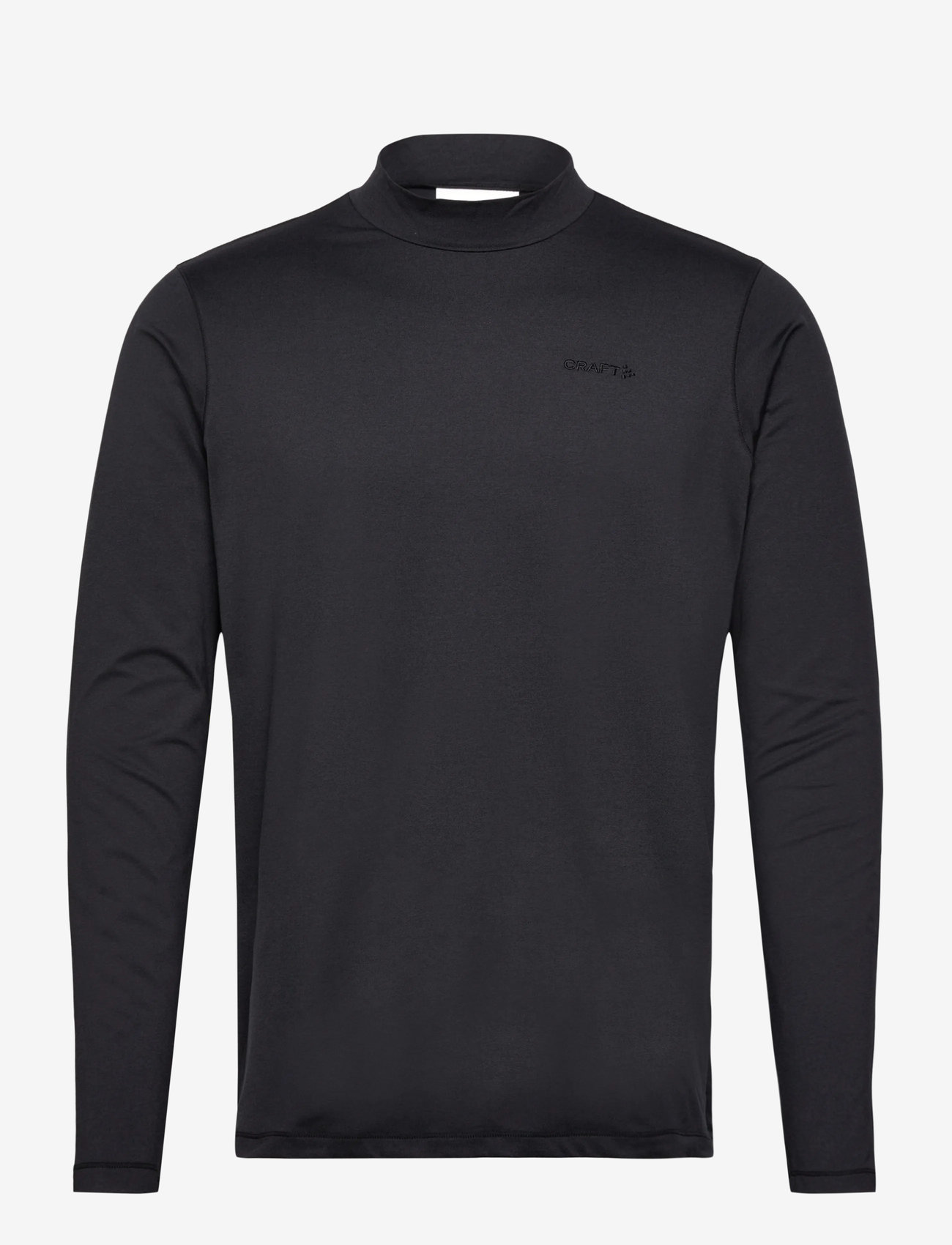 Craft - FLOW MN LS M - långärmade tröjor - black melange - 1