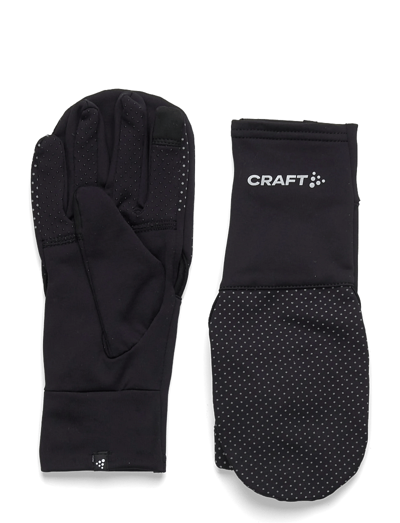 Craft - LUMEN FLEECE HYBRID GLOVE 2 - pirštinės su pirštais - black - 0