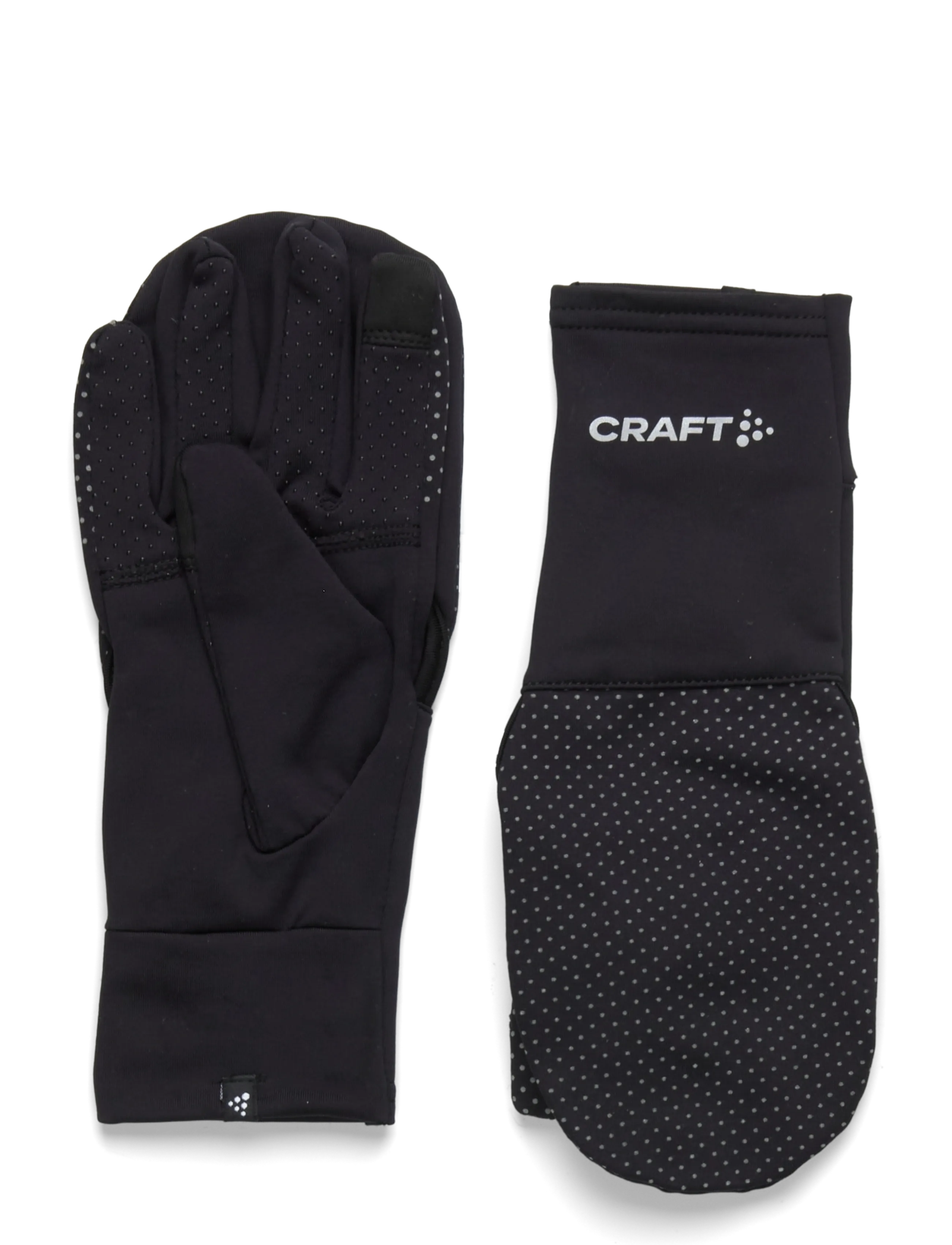 Craft LUMEN FLEECE HYBRID GLOVE 2 - Fingervantar - BLACK / black