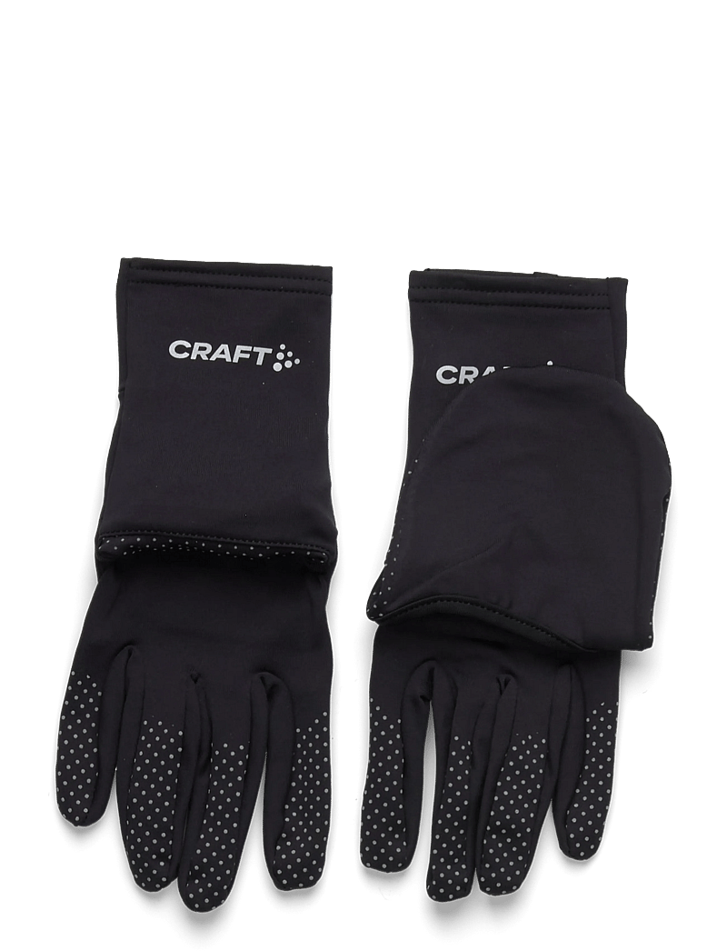Craft - LUMEN FLEECE HYBRID GLOVE 2 - pirštinės su pirštais - black - 2