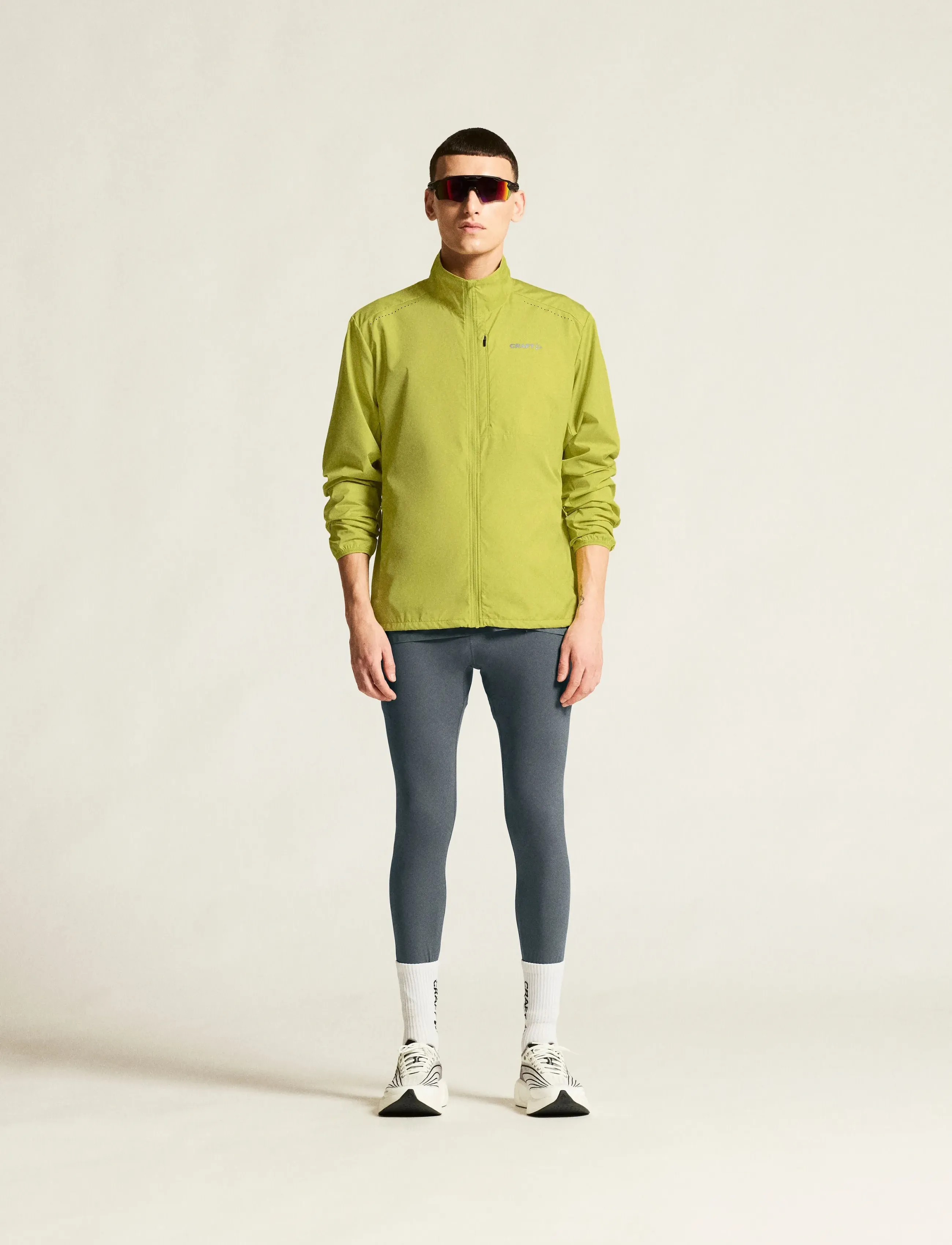 Craft Essence Wind Jacket 2 M, XL, Yellow, Sport Jackets > Sport Training Jackets, Herre
