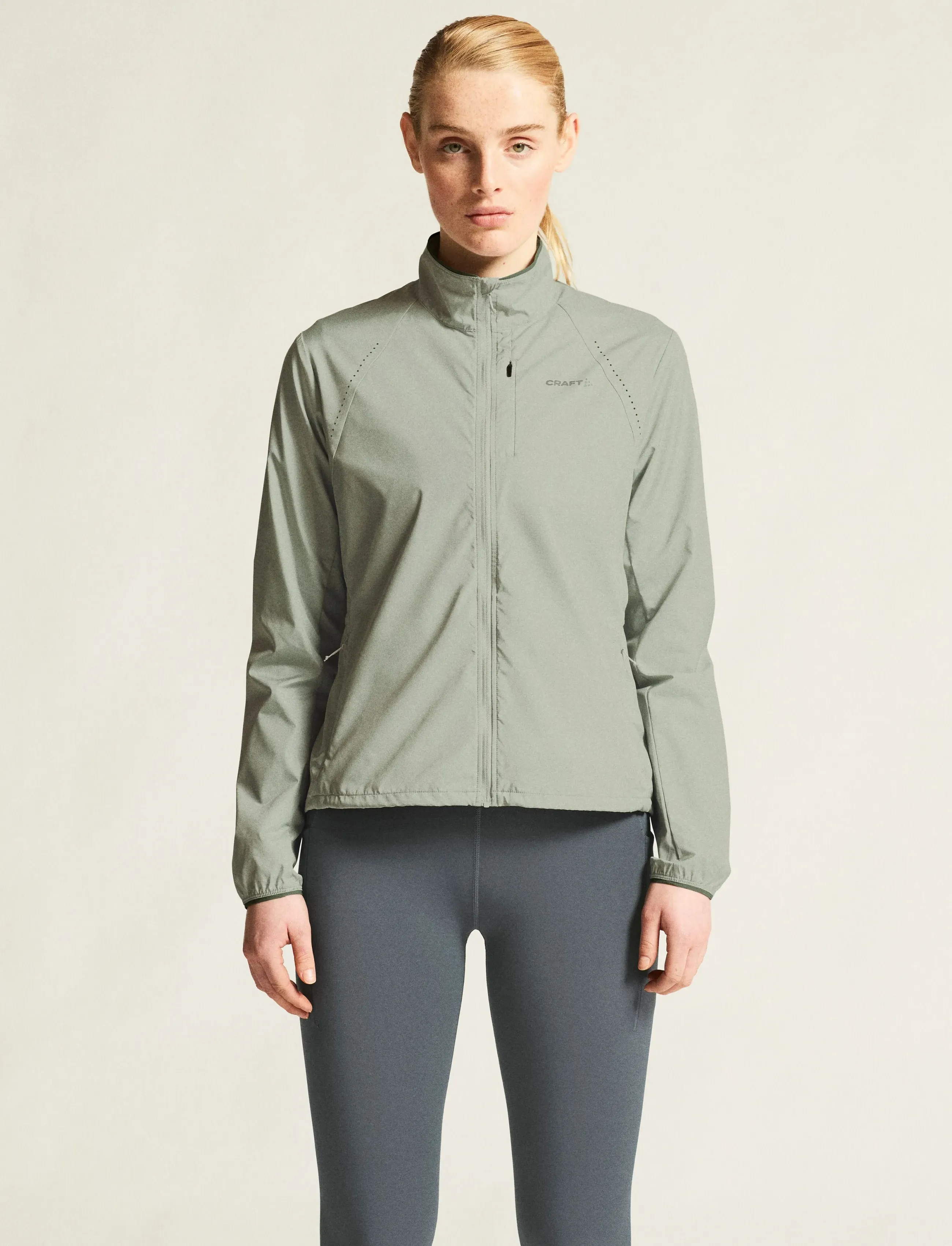 Craft Essence Wind Jacket 2 W, XXL, Grey, Sport Jackets > Sport Training Jackets, Dame