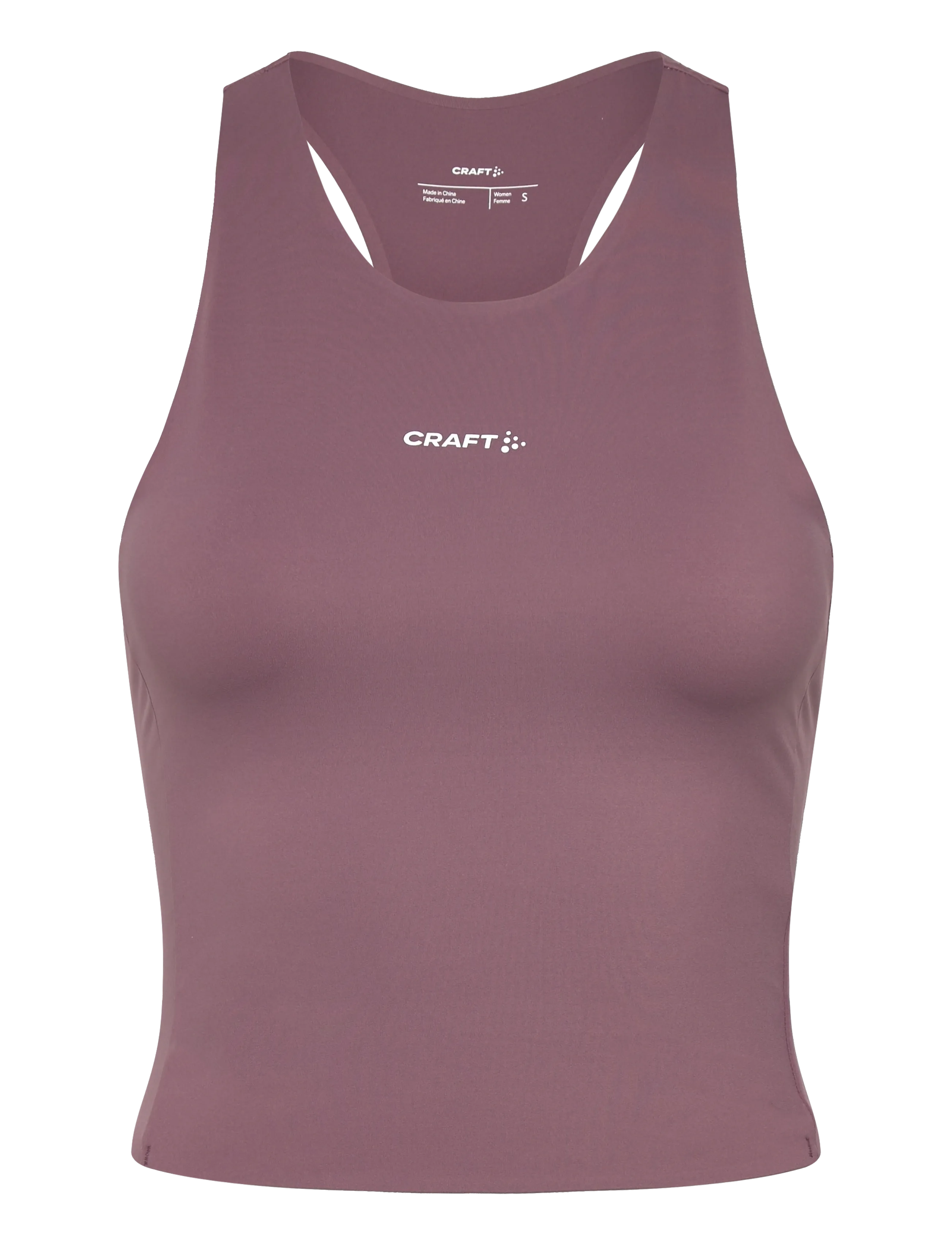 CRAFT Hypervent Cropped Pocket Singlet W Lila - L - Damen