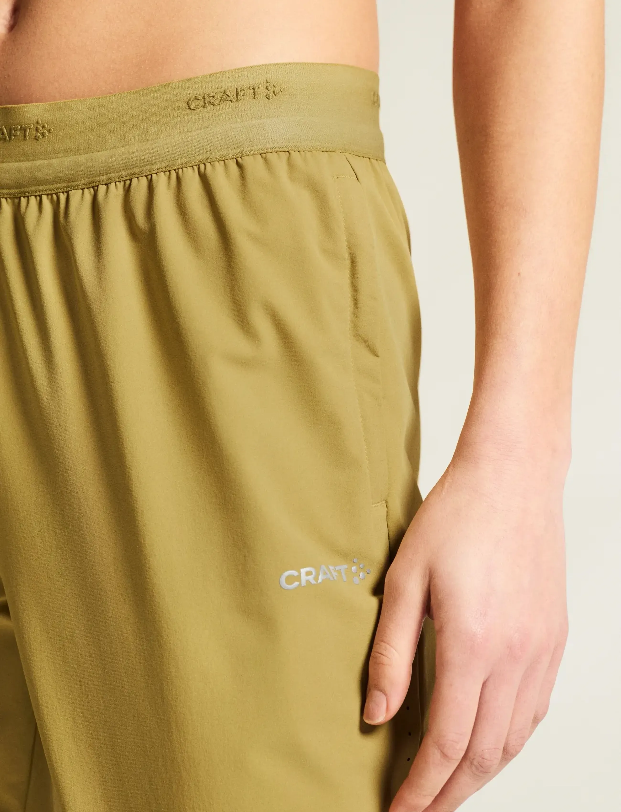 Craft - ESSENCE TRAINING PANTS 3 W - joggingbukser - khaki - 3