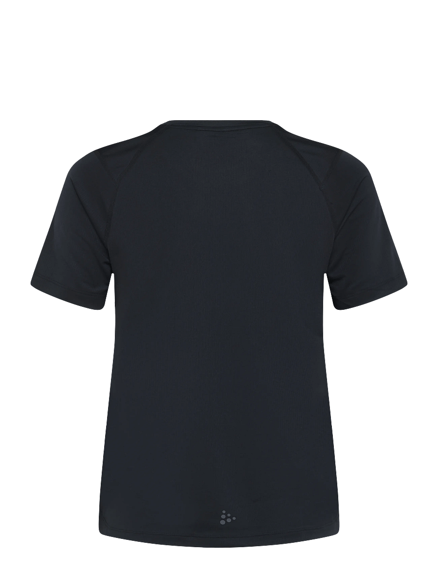 Craft - ESSENCE LOGO TEE 2 W - t-shirts - black - 1