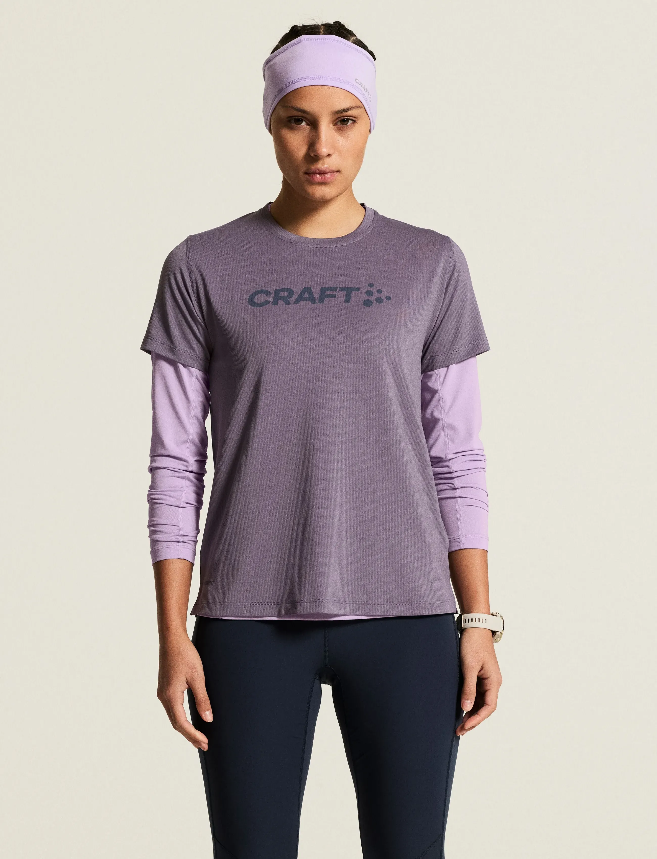 Craft - ESSENCE LOGO TEE 2 W - t-shirts - cadet - 0