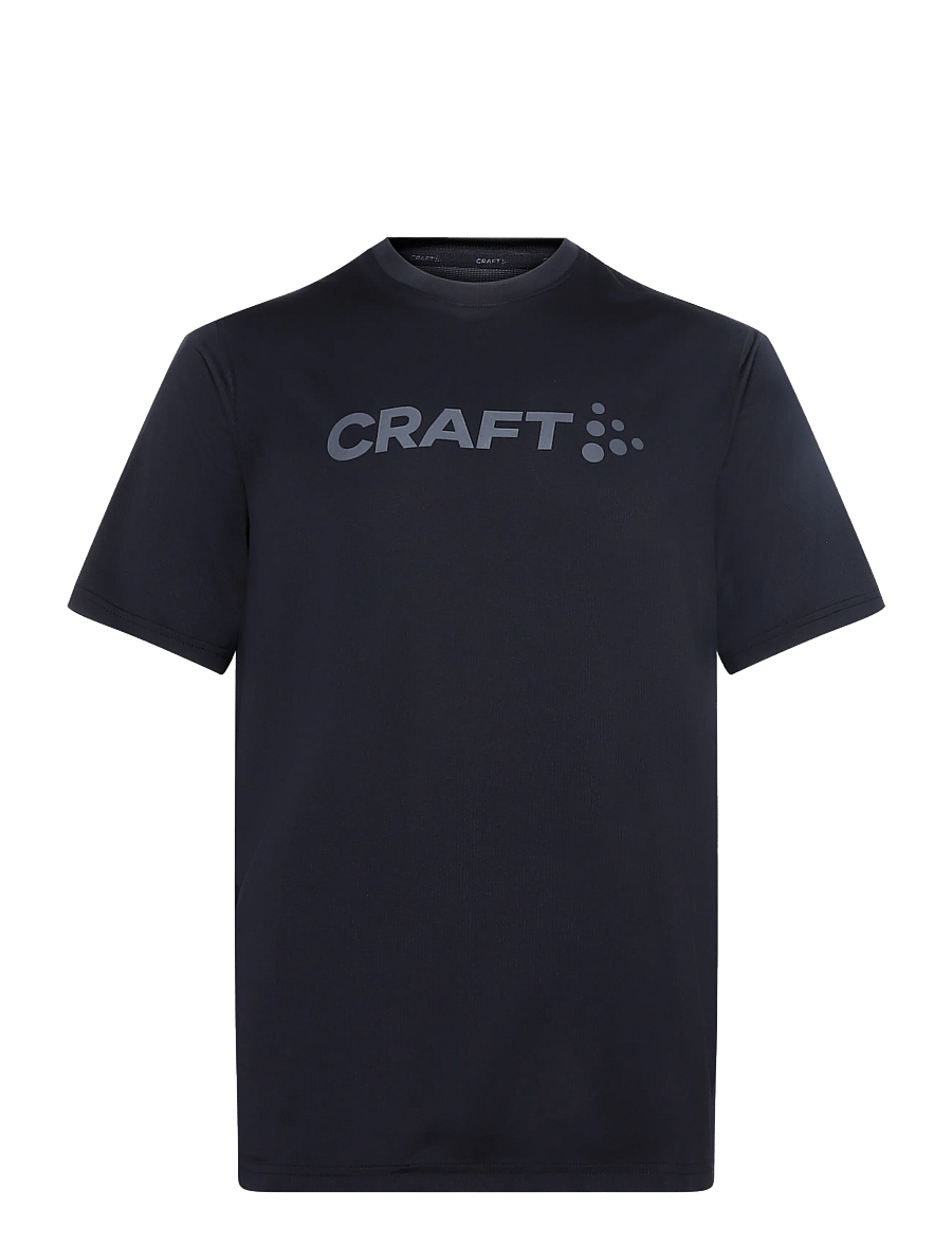 Craft - Essence Logo Tee 2 M - t-shirts - black - 0