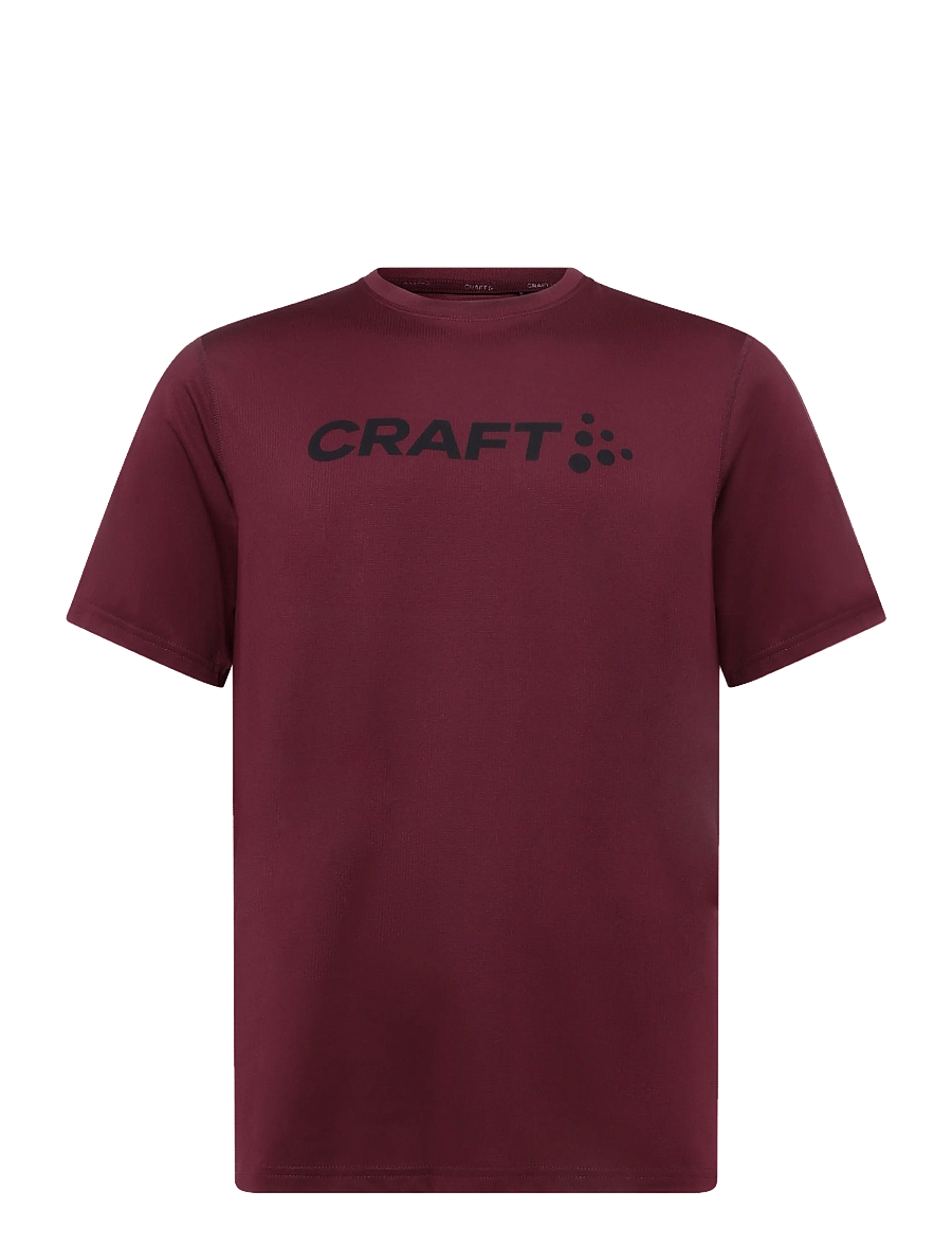 Craft - Essence Logo Tee 2 M - t-shirts - dk fig - 0