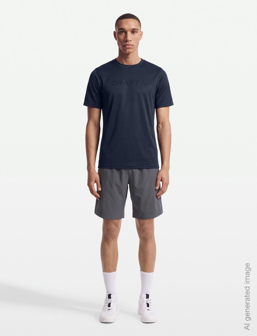 Craft - Essence Logo Tee 2 M - t-shirts - night - 0