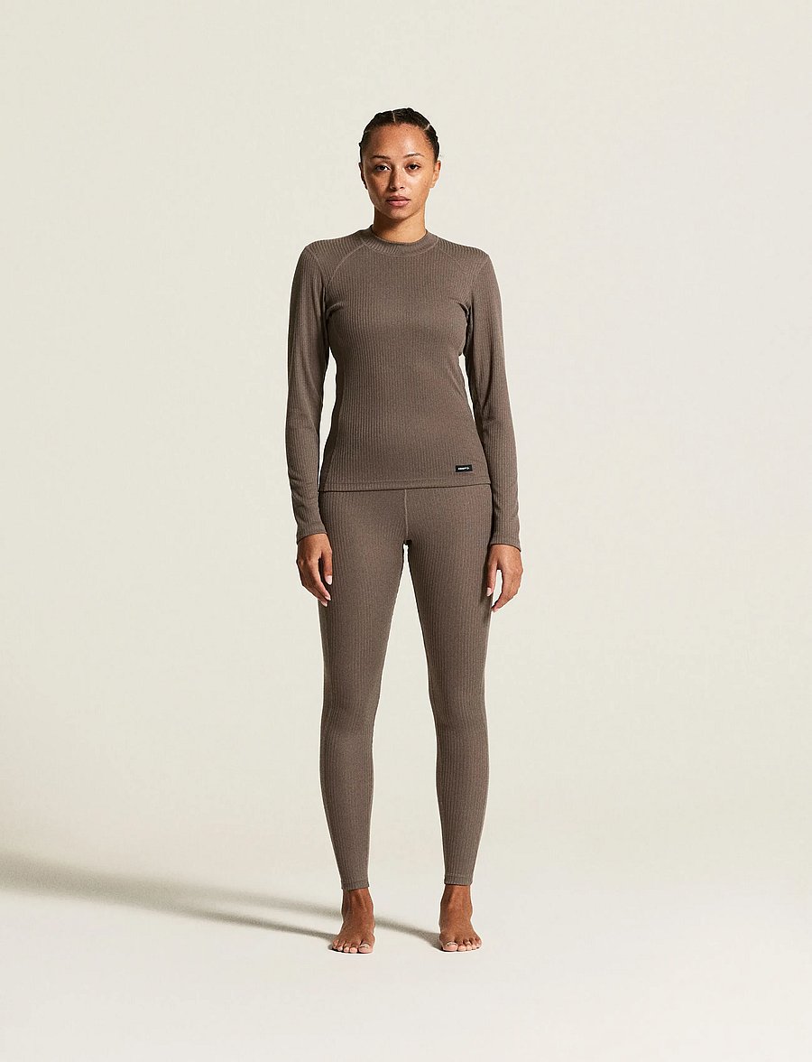 Craft - BASELAYER SET 2 W - funktionsunterwäsche - sets - plum taupe - 0