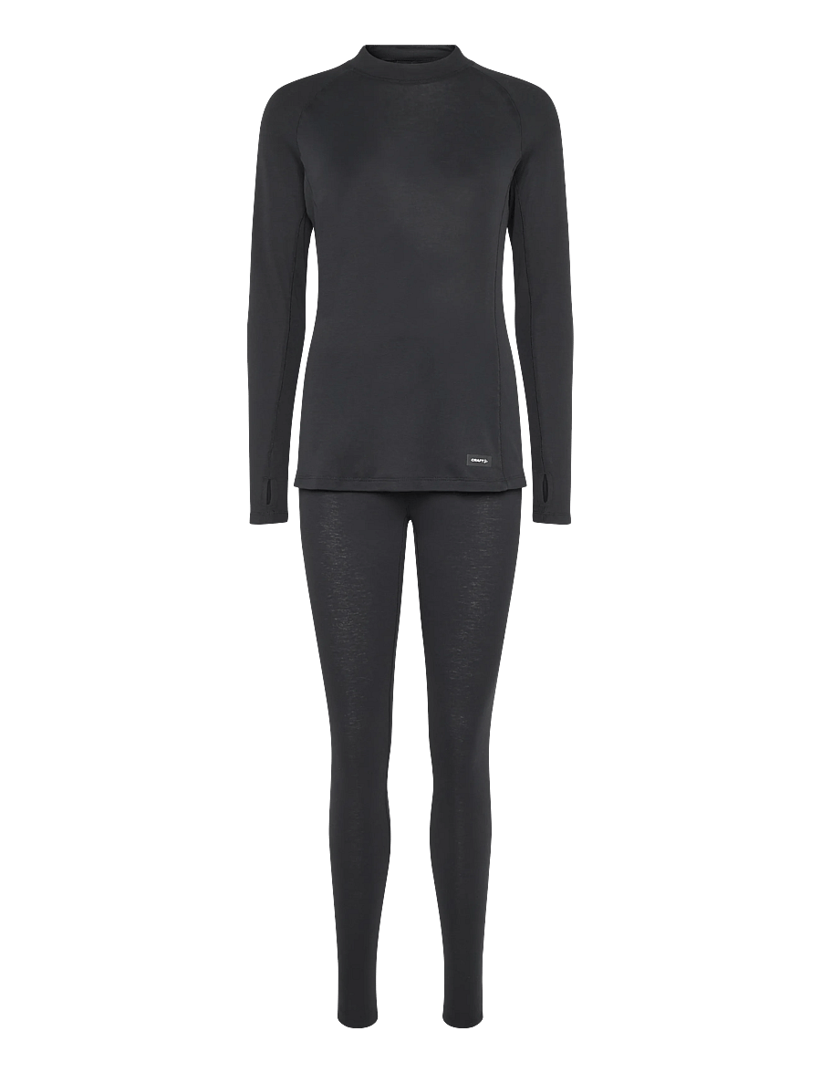Craft - THERMAL BASELAYER SET 2 W - funktionsunterwäsche - sets - black - 0