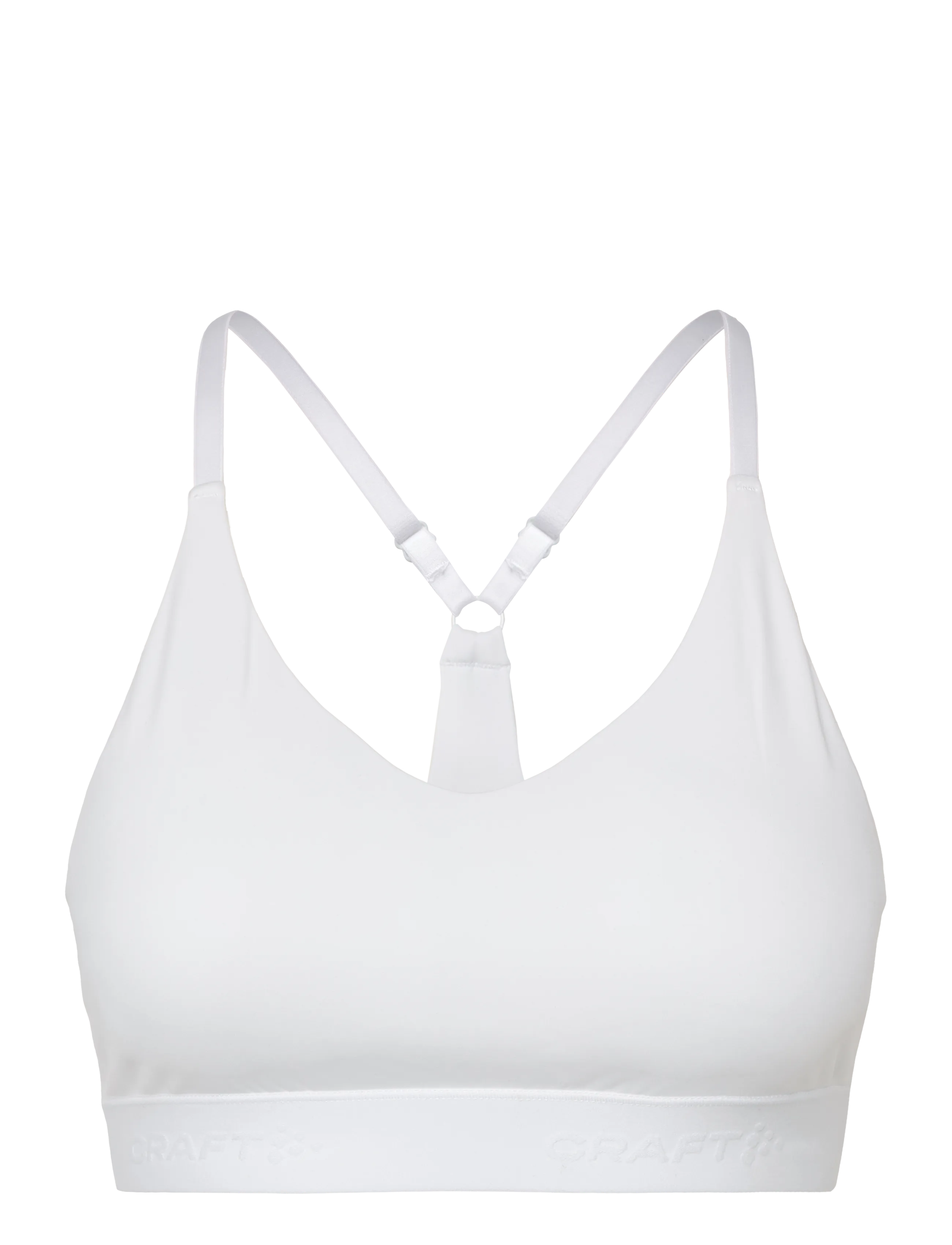 Craft Training Bra Light W, L, White, Sport Clothing > Sport Bras - All, Dame
