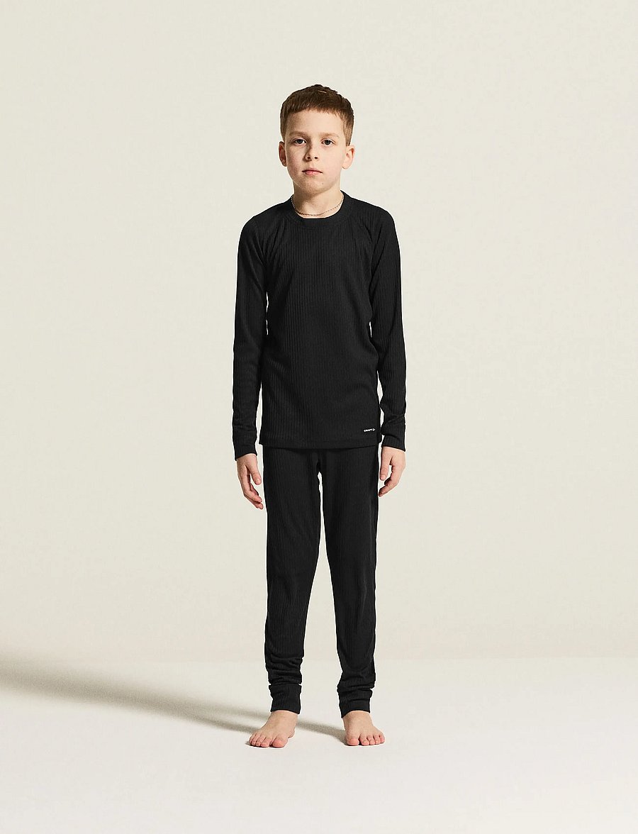 Craft - BASELAYER SET 2 JR - funktionsunterwäsche - sets - black - 0