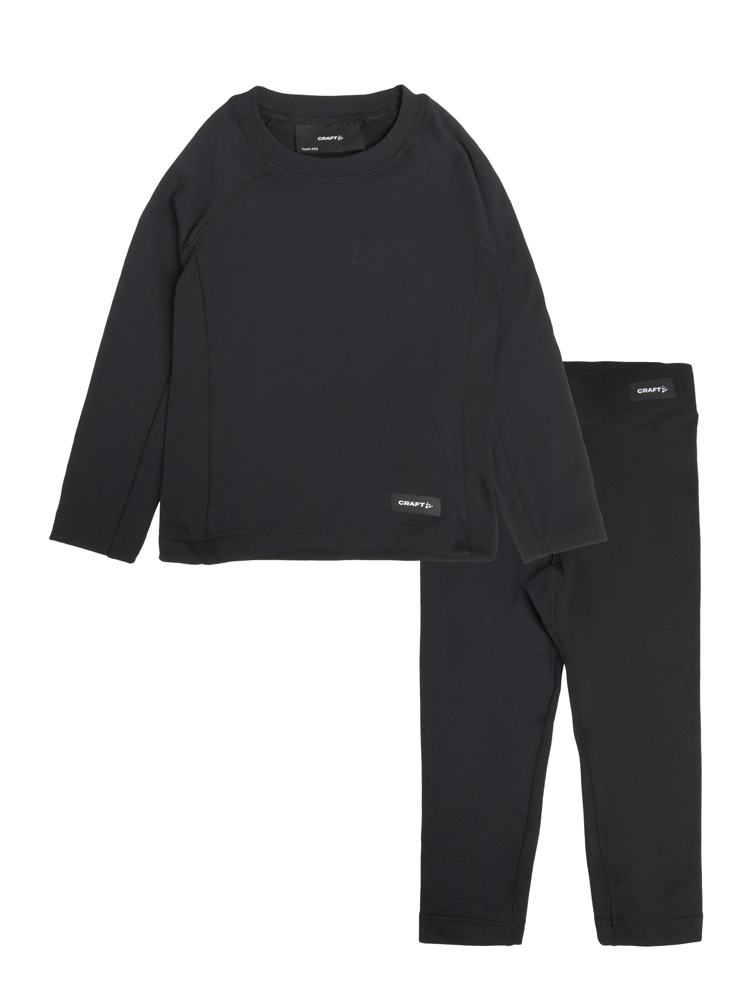 Craft THERMAL BASELAYER SET 2 JR - Base layers - BLACK / black