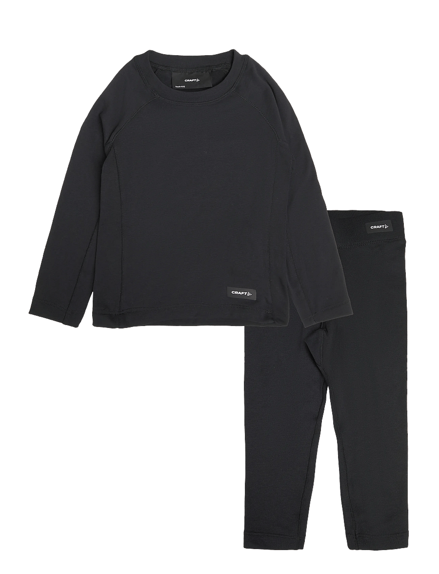 Craft - THERMAL BASELAYER SET 2 JR - virsdrēbes - black - 0