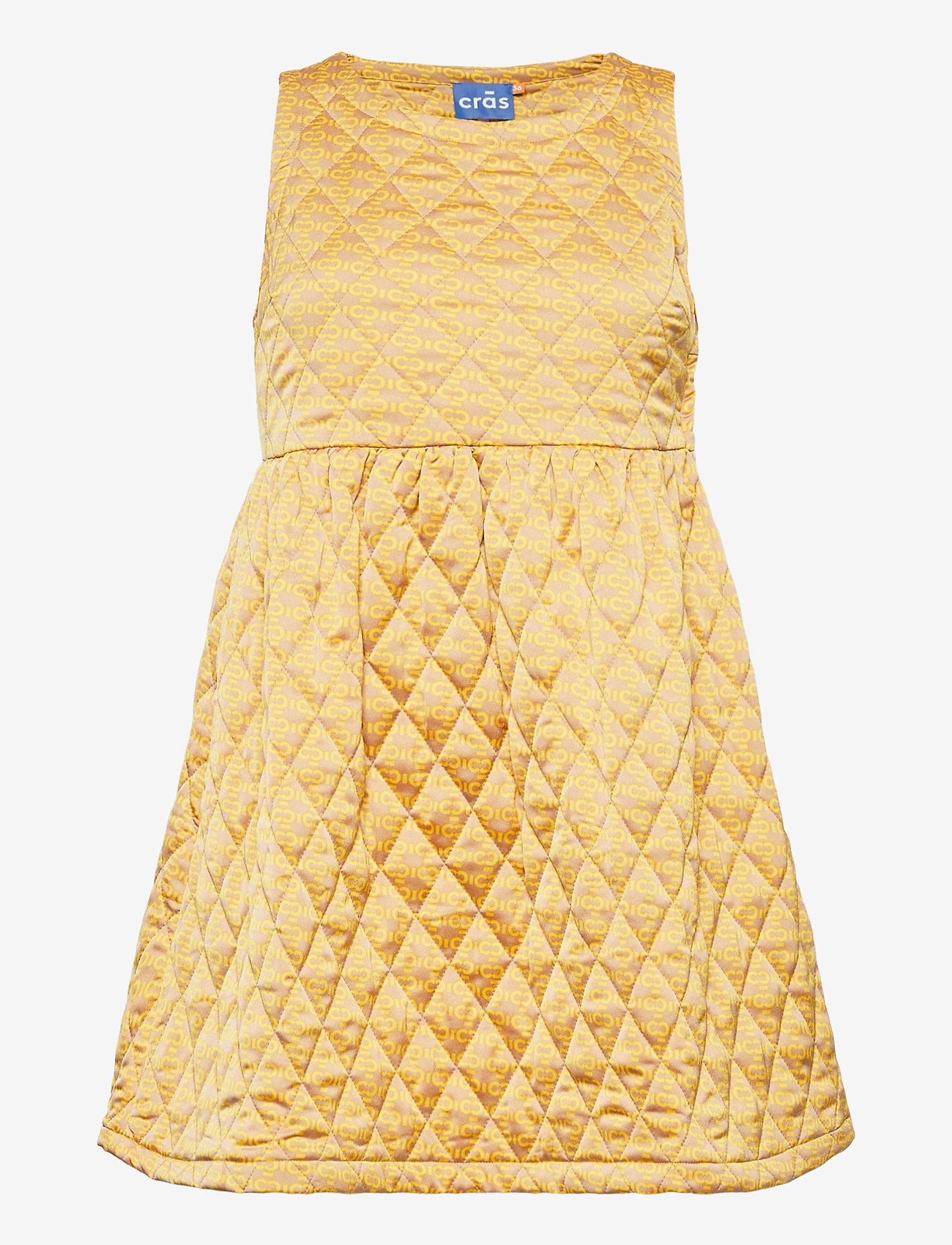 Cras - Iggycras Quiltec Dress - yellow monogram - 0