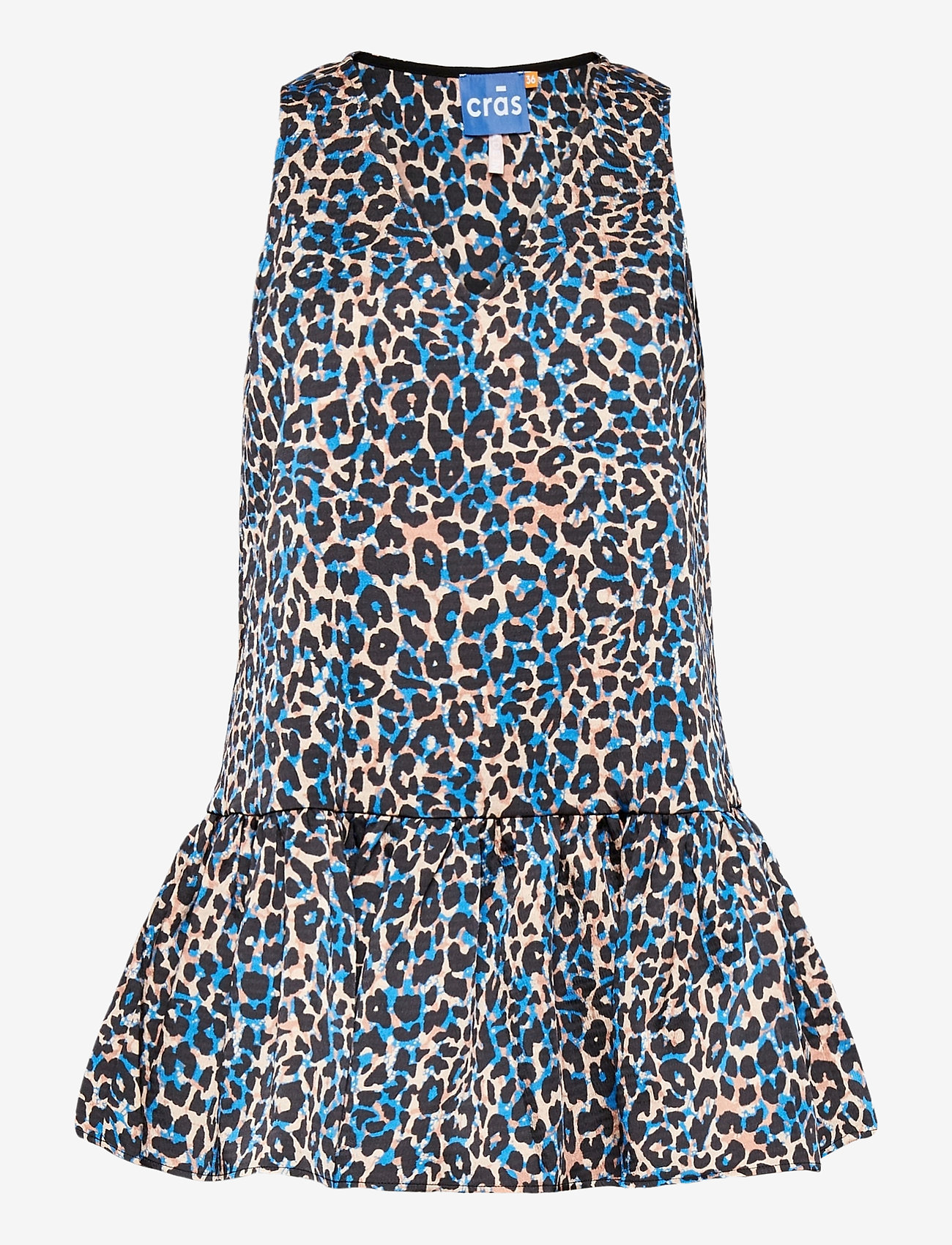 Cras - Zoecras short dress - blue leo - 0