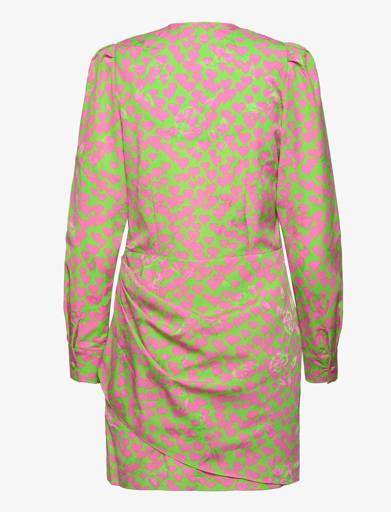 Cras - Yvonnecras Dress - wrap dresses - heartsbeats green - 1