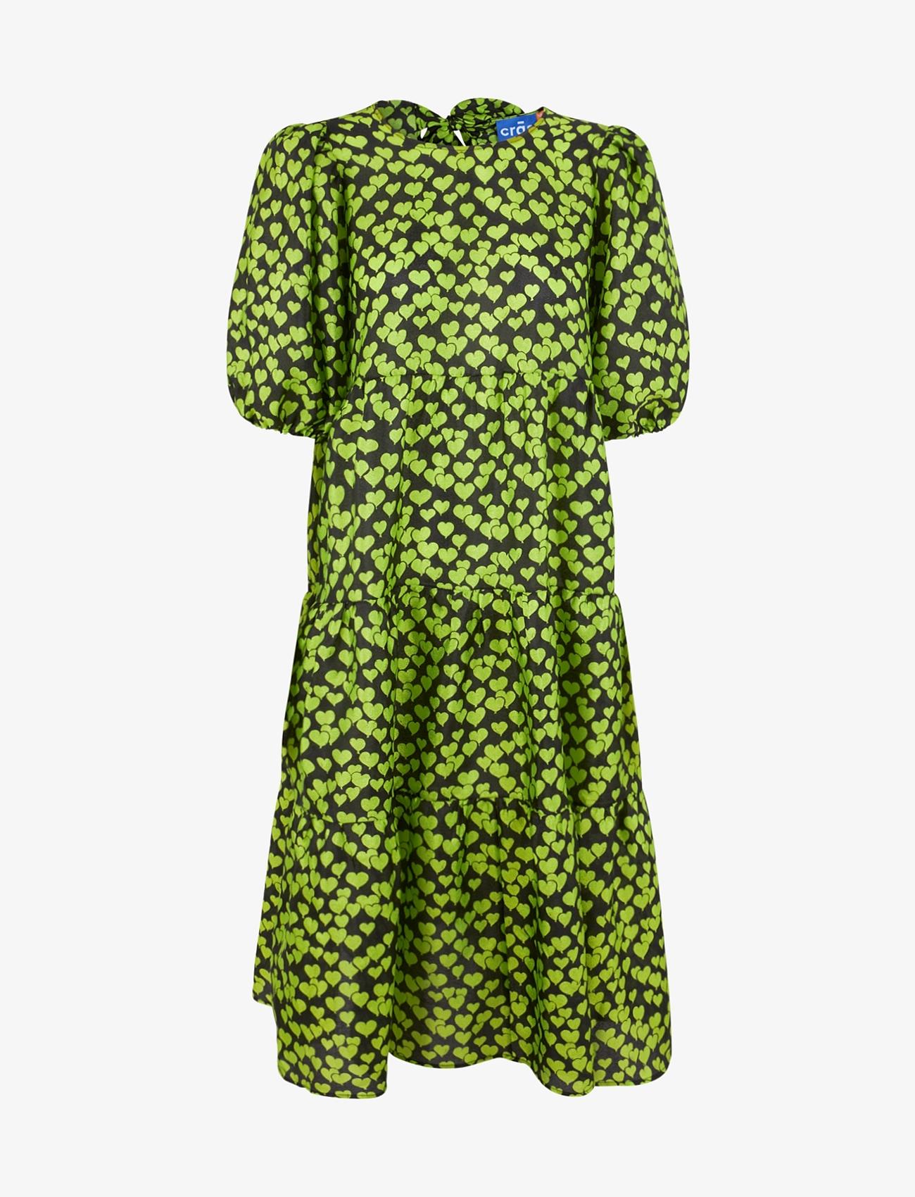 crās Lilicras Dress - Kjoler - HEARTSBEATS BLACK / green