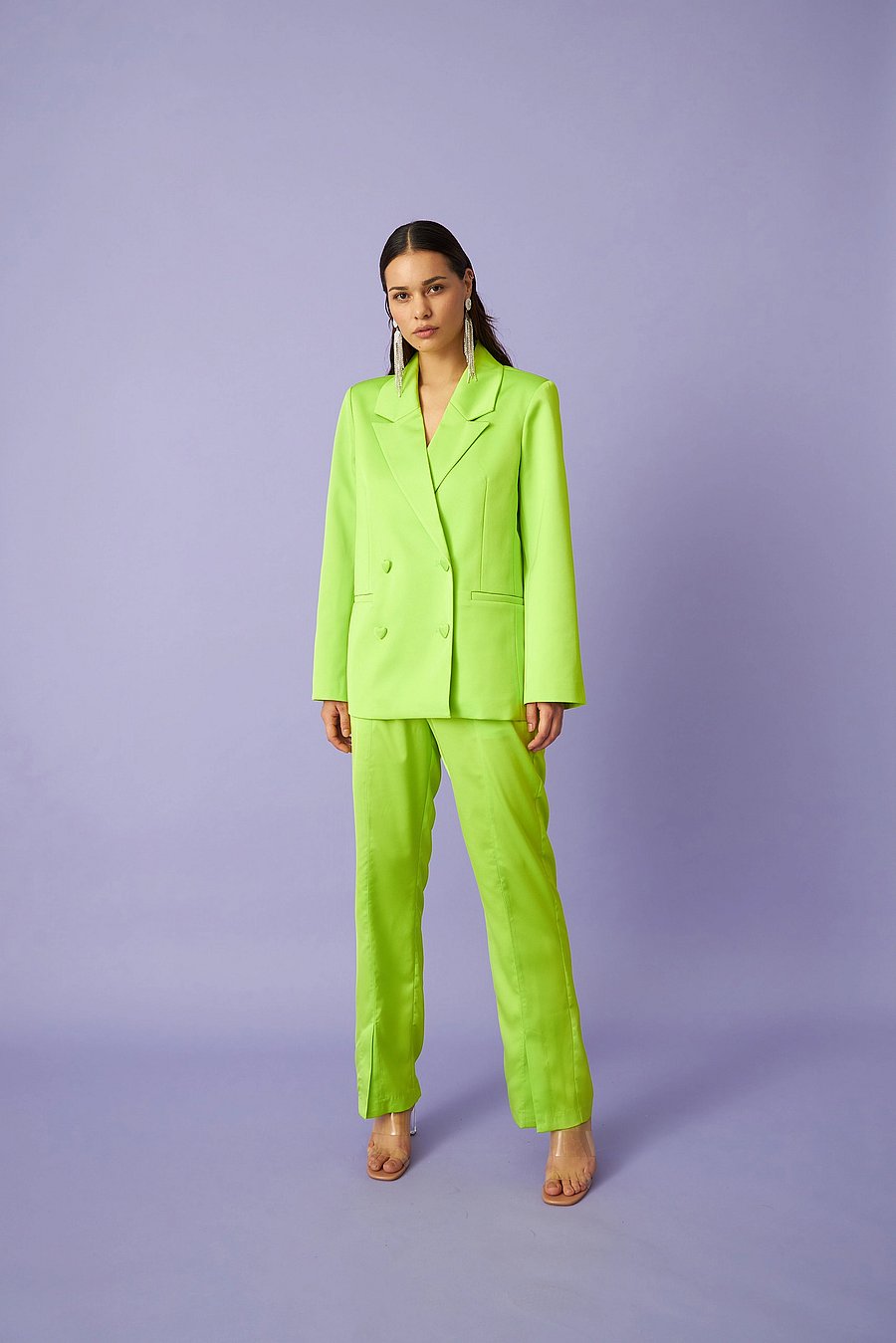 crās - Samycras Blazer - kahes joones nööpidega bleiserid - acid lime - 0
