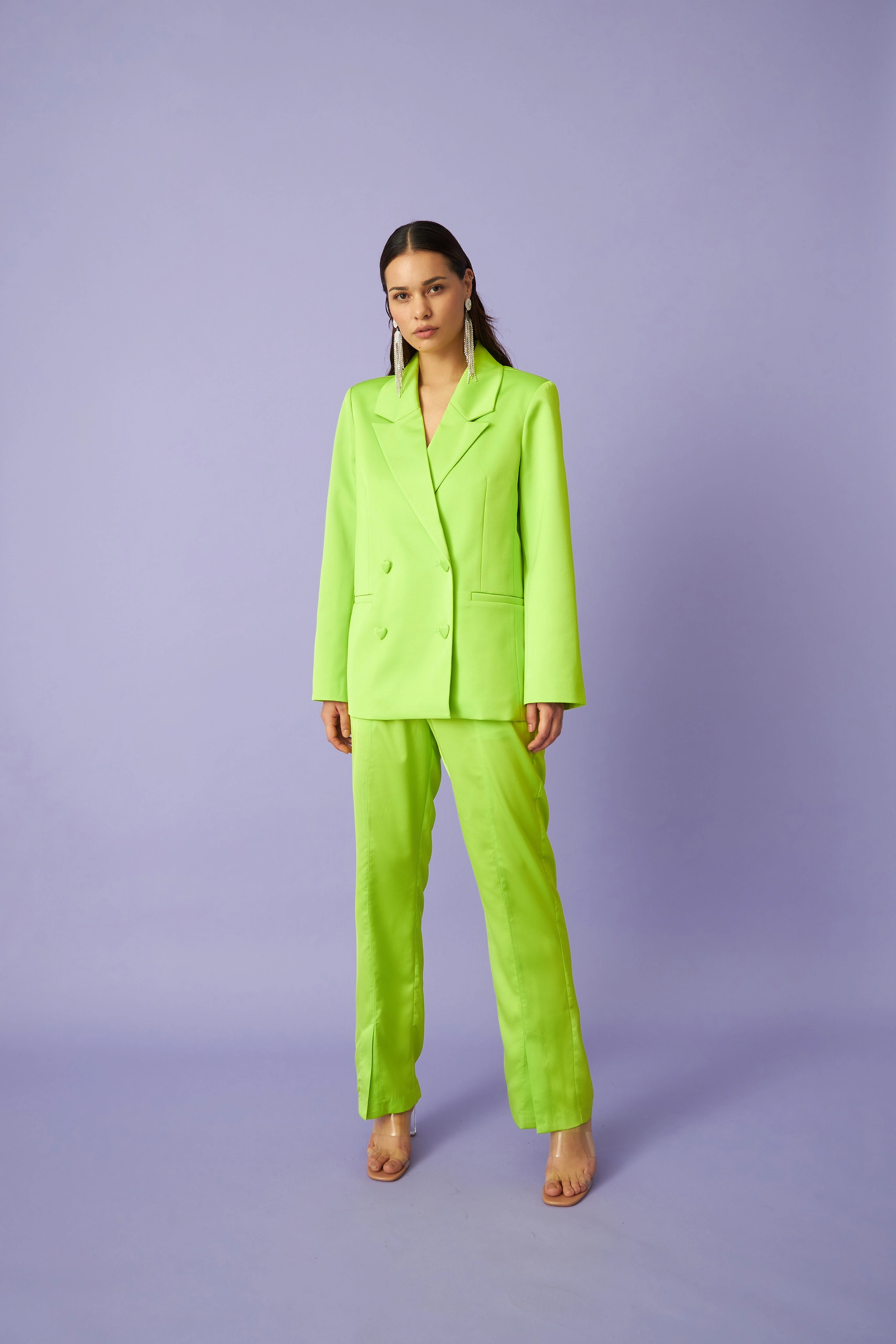 crās - Samycras Blazer - double breasted blazers - acid lime - 4