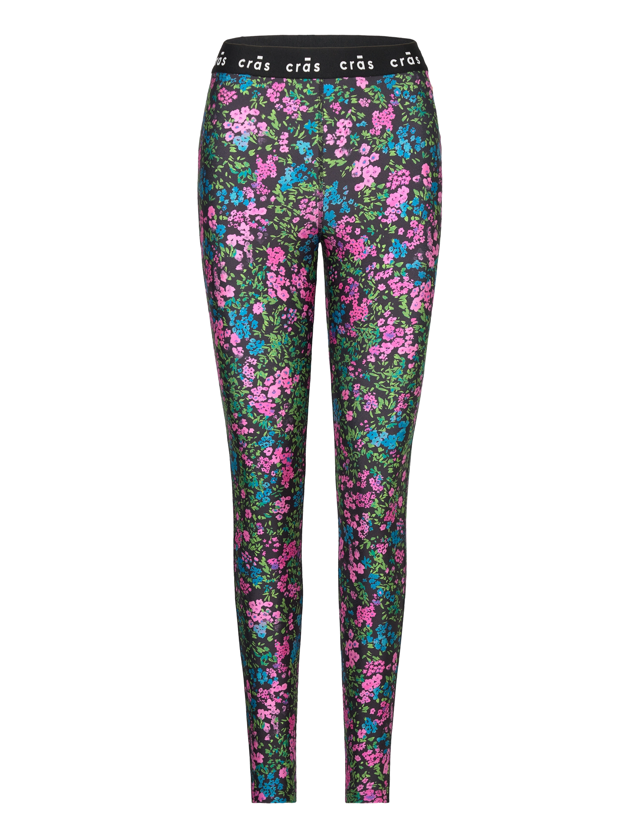 crās - Katecras Legging - leggings - black meadow - 1
