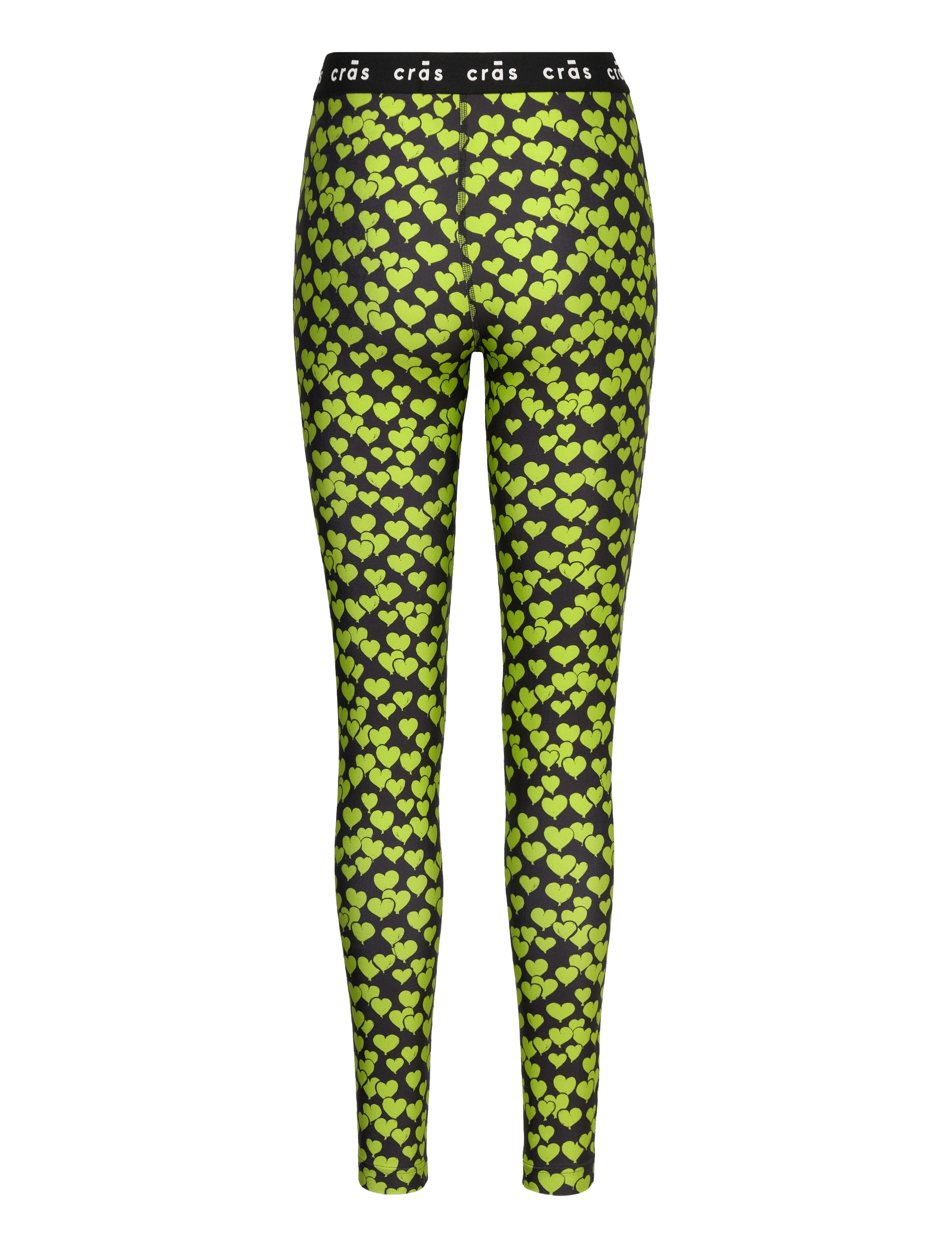 crās - Katecras Legging - leggings - heartsbeats black - 1
