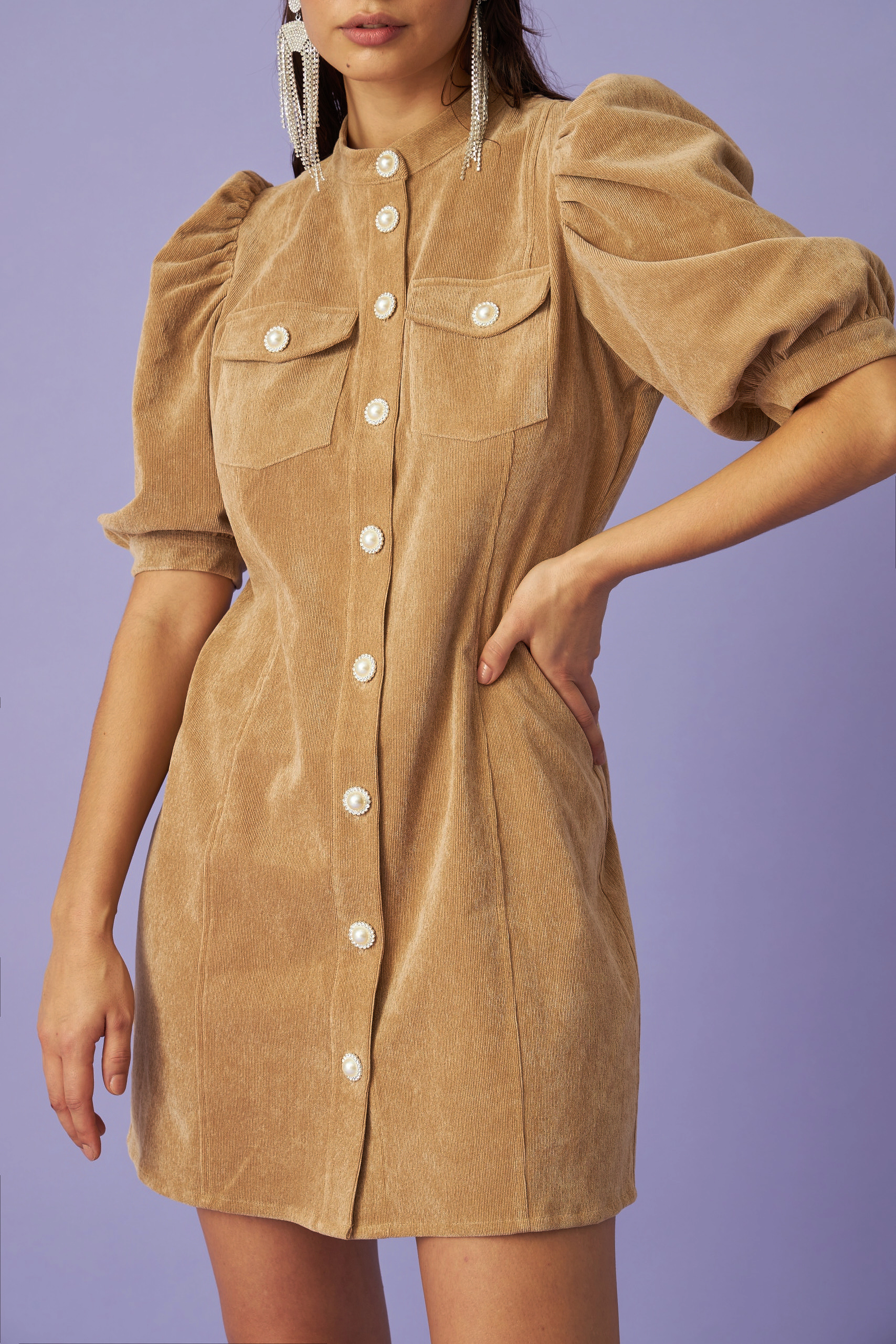 Cras - Anniecras Dress - tobacco brown - 2