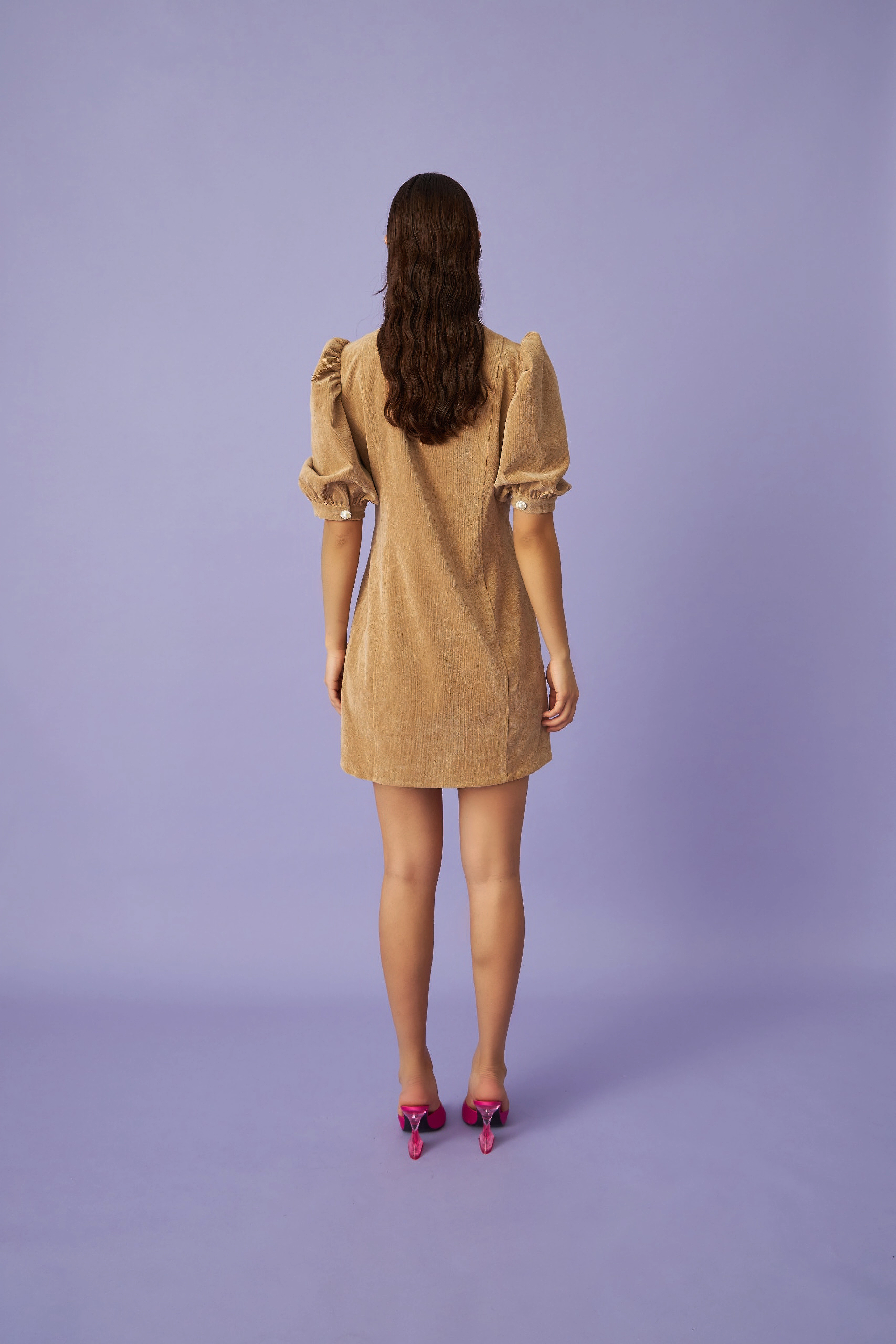 Cras - Anniecras Dress - tobacco brown - 4