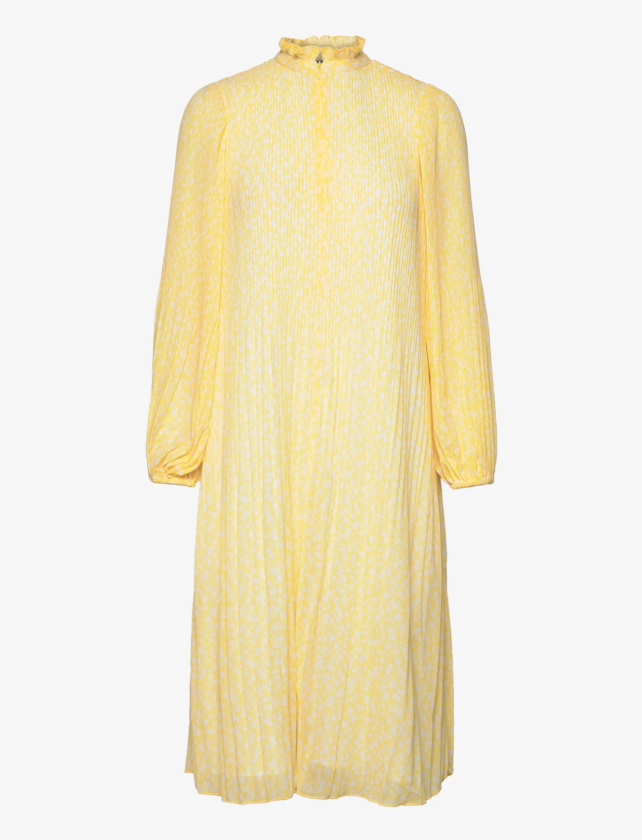 Cras - Binacras Dress - midi jurken - flora yellow - 0