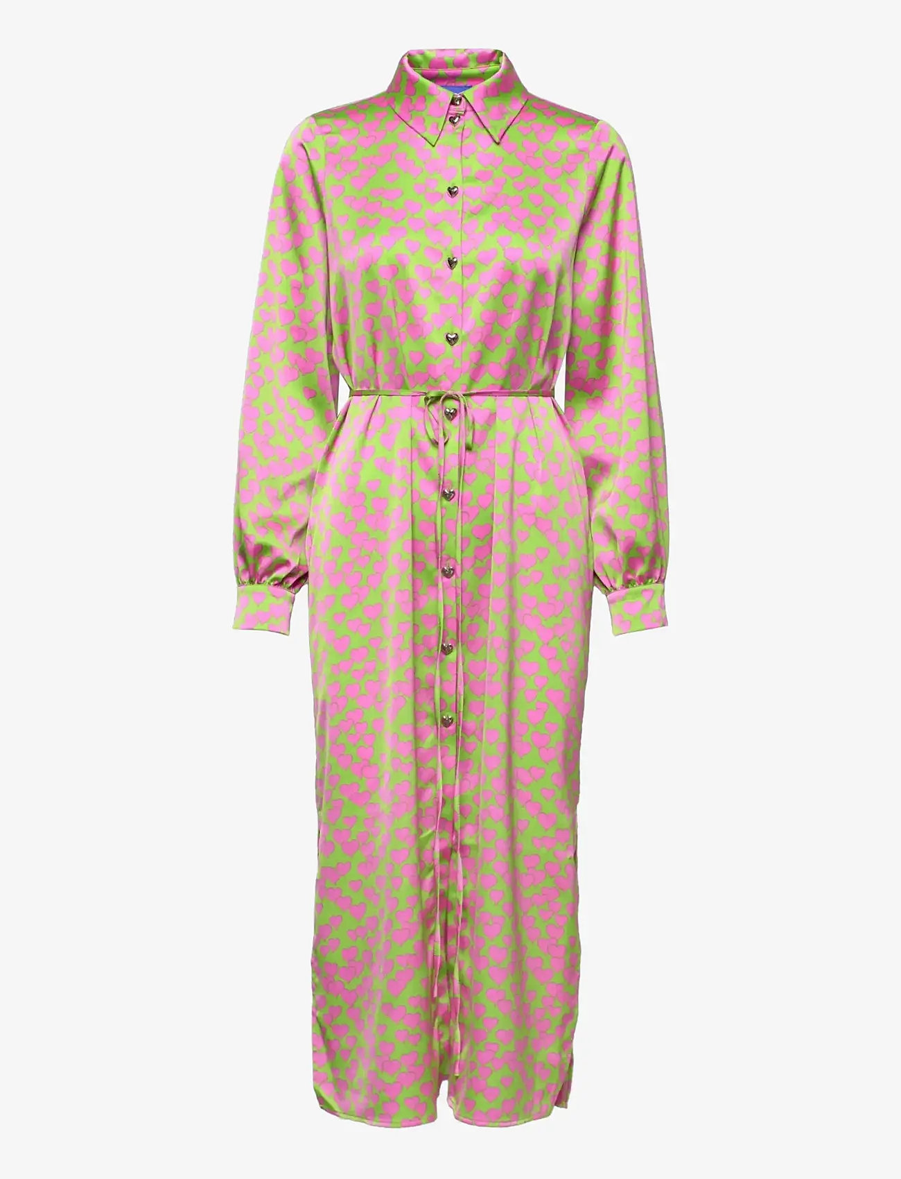 crās - Lulucras Dress - heartsbeats green - 0
