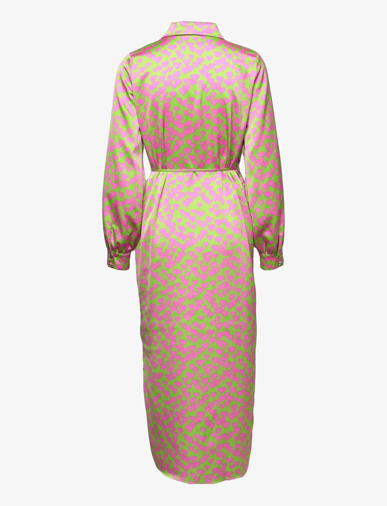 crās - Lulucras Dress - heartsbeats green - 1