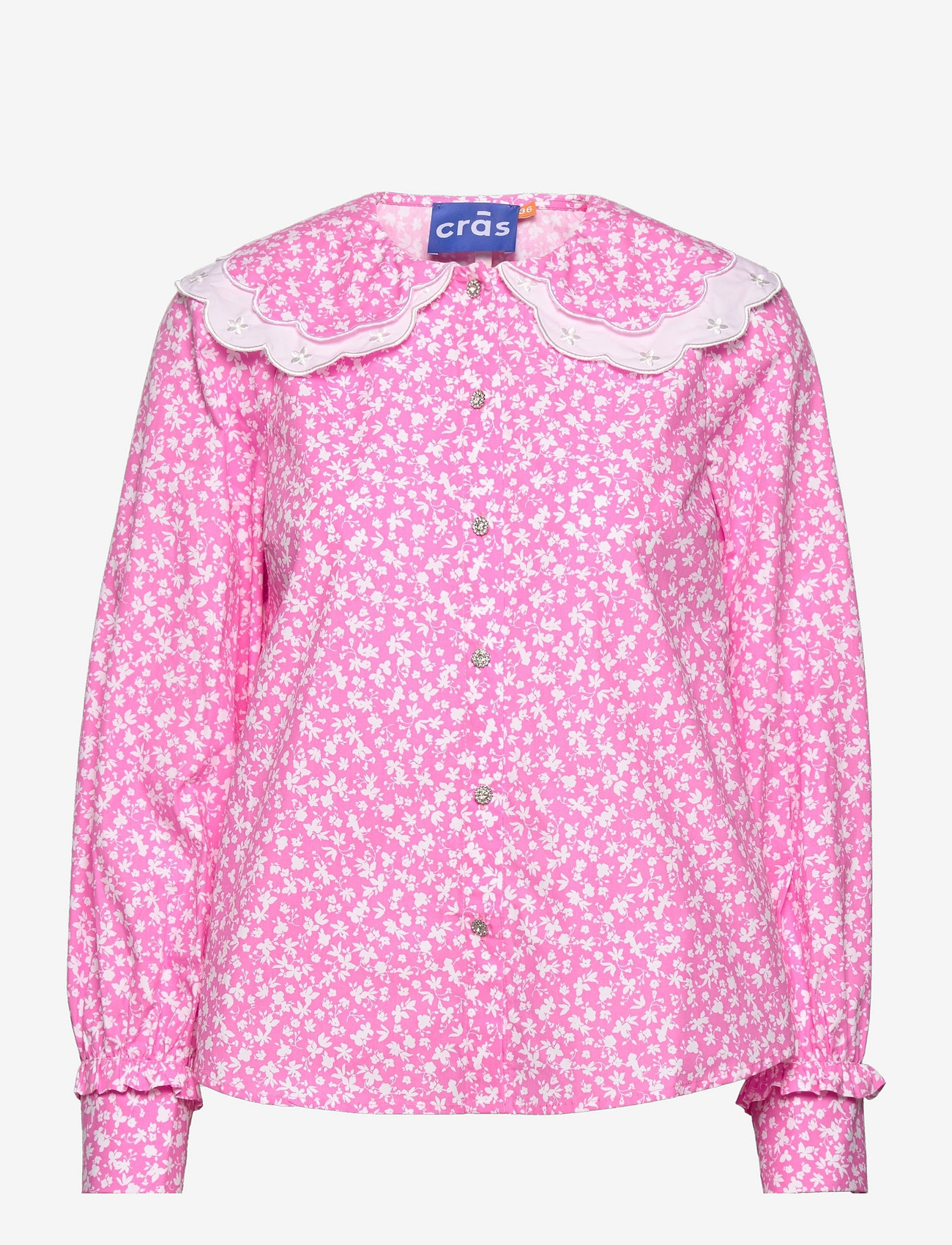 Cras - Tuvacras Shirt - long-sleeved blouses - flora - 0