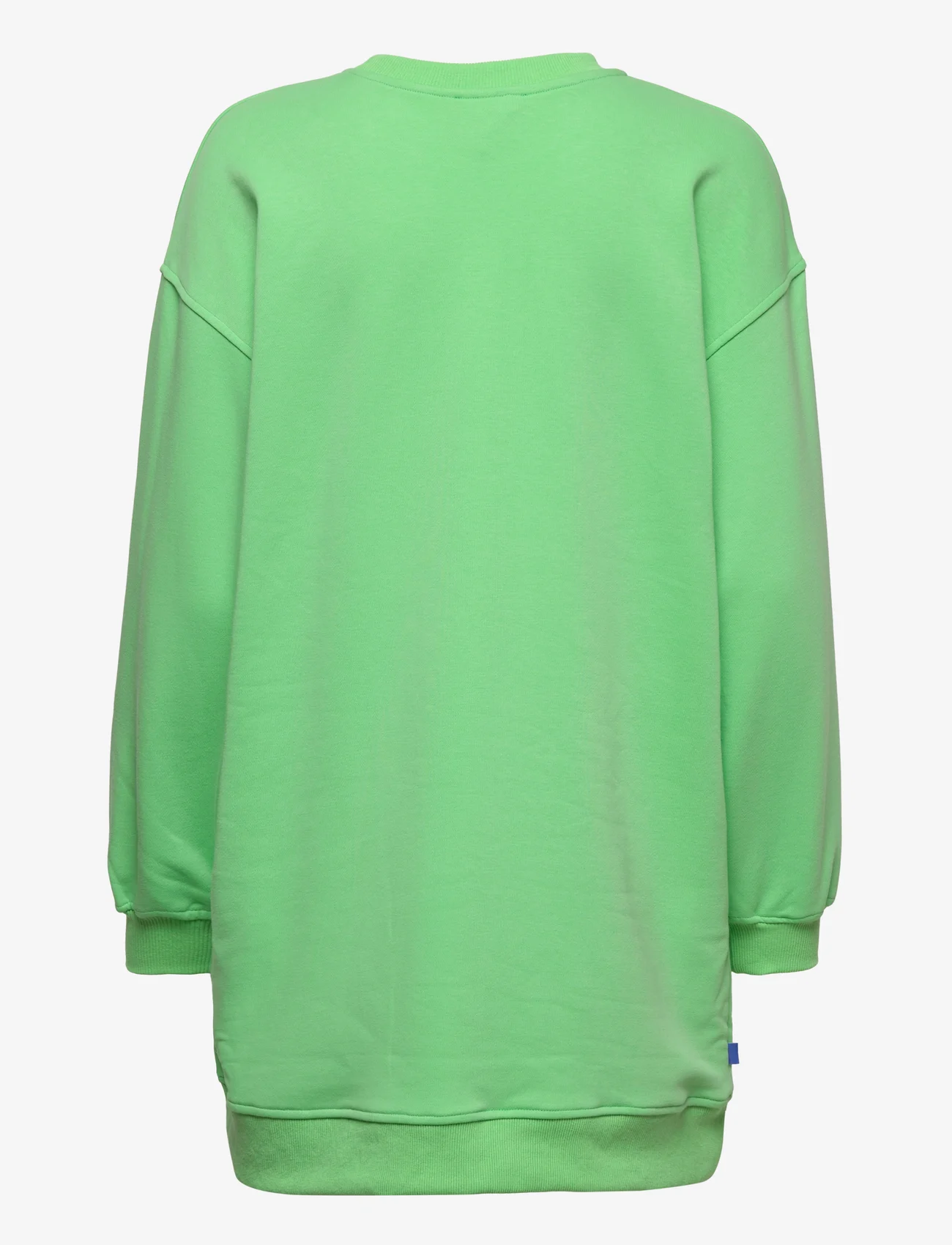 Cras - Carlycras sweat dress - sweatshirt-kjoler - greengage - 1