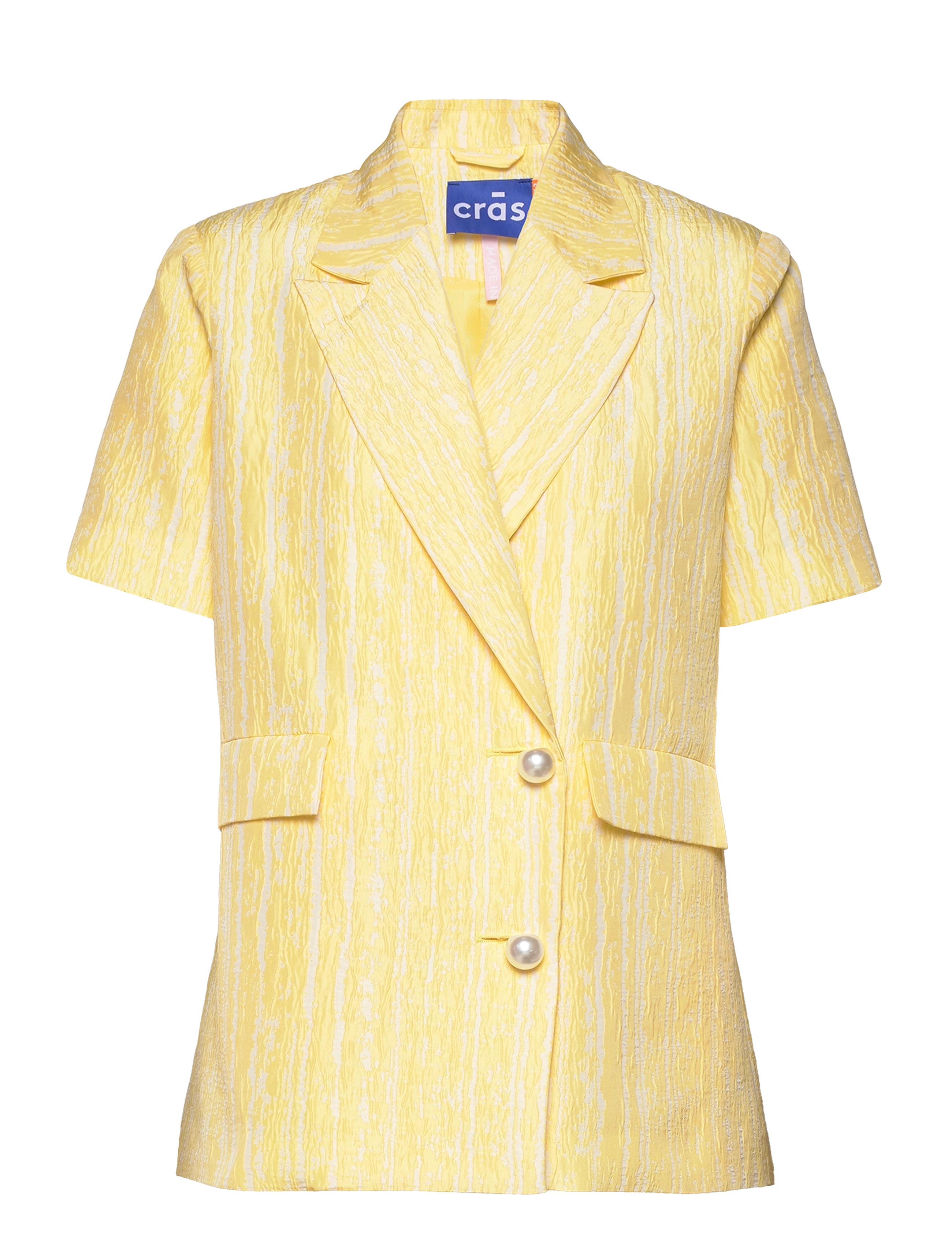 Cras - Sadiecras SS Blazer - popcorn yellow - 0