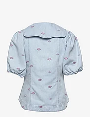 Cras - Ninacras Shirt - lühikeste varrukatega särgid - bleach blue - 1