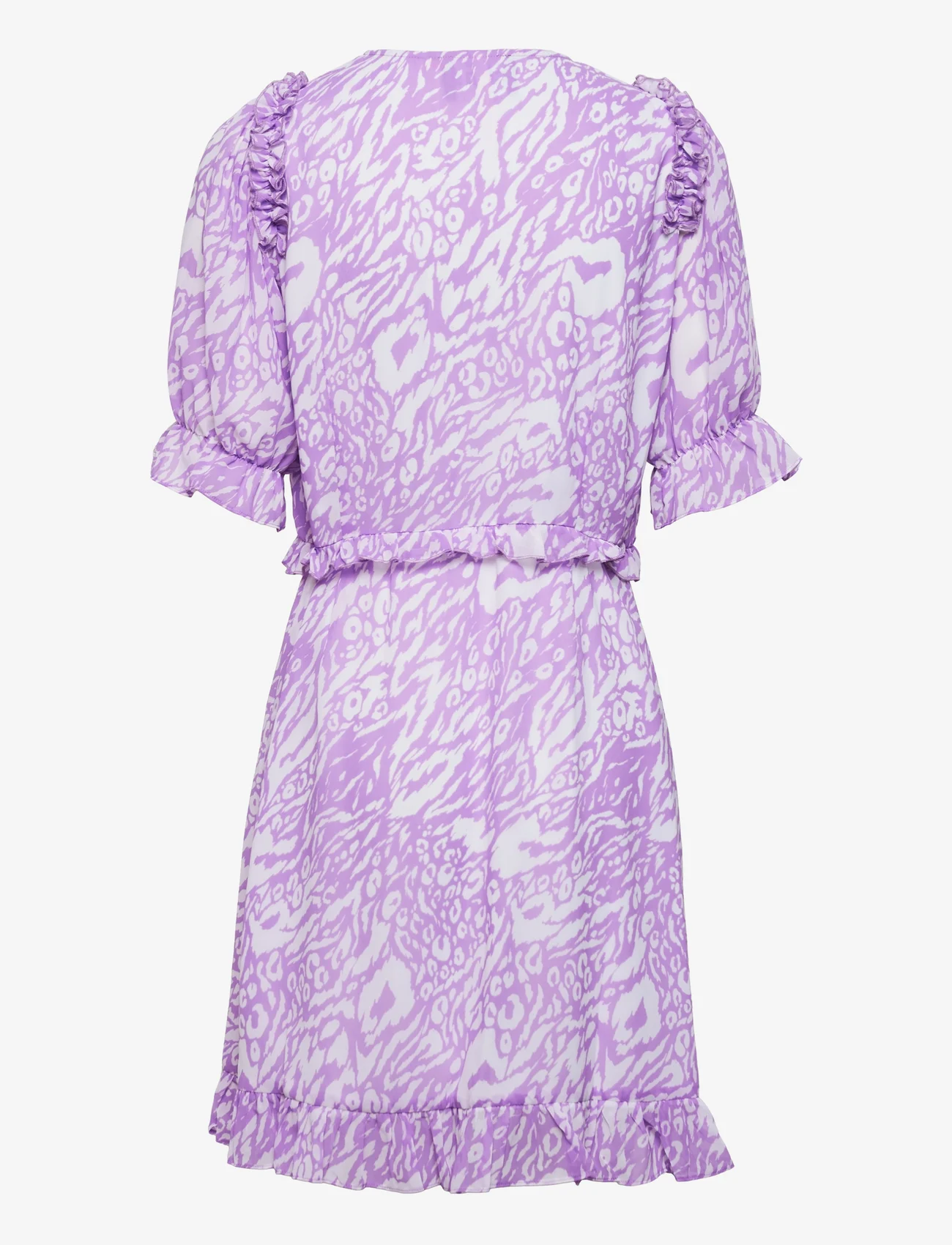 Cras - Haleycras Wrap Dress - slå-om-kjoler - purple skin - 1