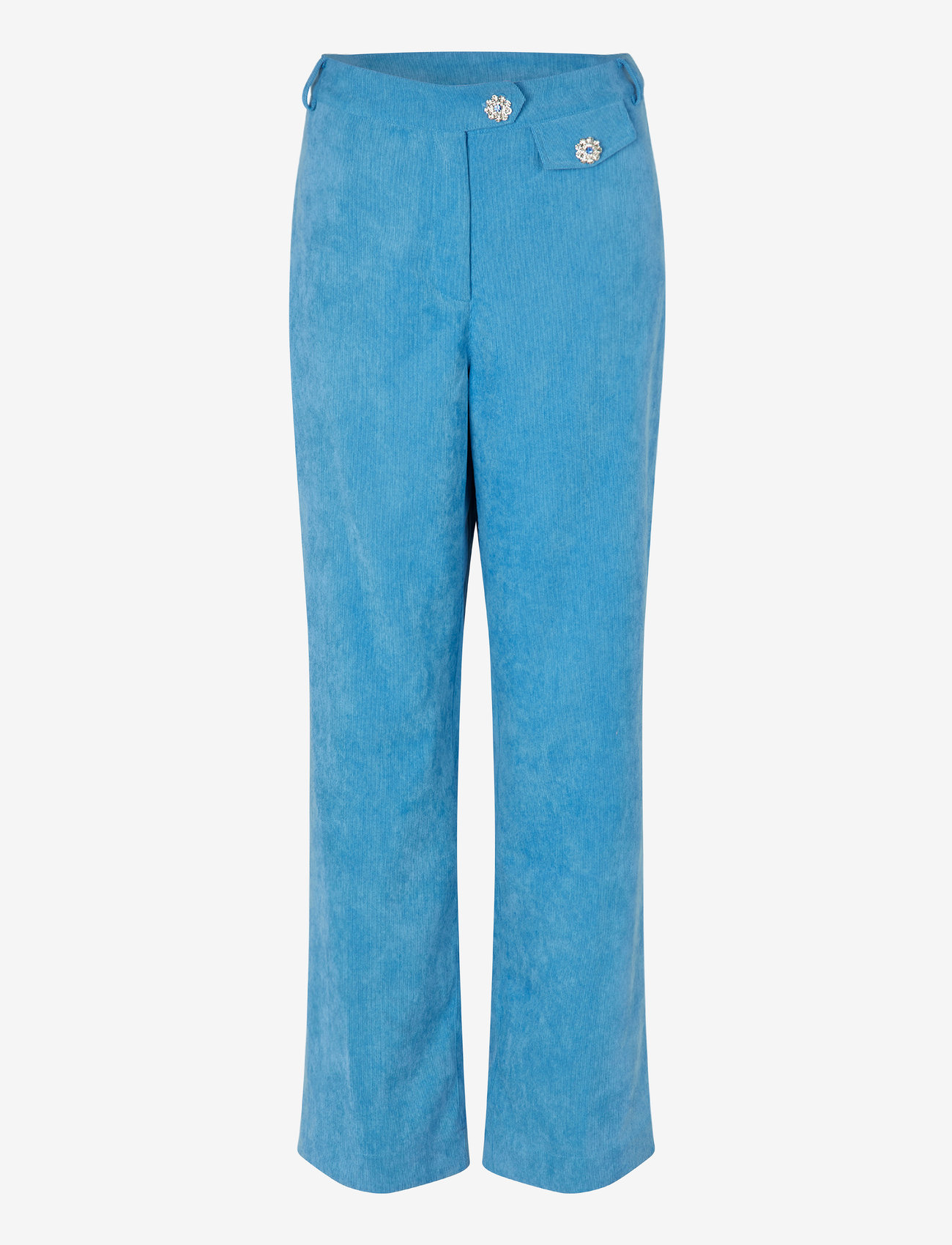 Cras - Celinecras Pants - broeken med straight ben - azure blue - 0