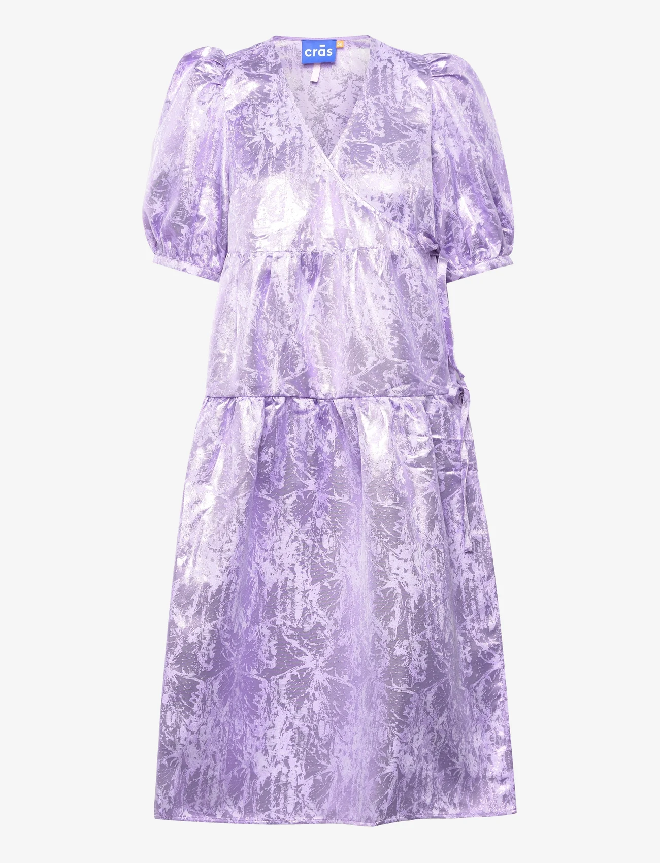 Cras - Mikacras Dress - wrap dresses - dahlia purple - 0