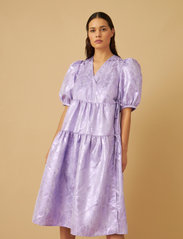 Cras - Mikacras Dress - festklær til outlet-priser - dahlia purple - 2