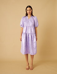 Cras - Mikacras Dress - festklær til outlet-priser - dahlia purple - 3