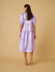 Cras - Mikacras Dress - wrap dresses - dahlia purple - 4