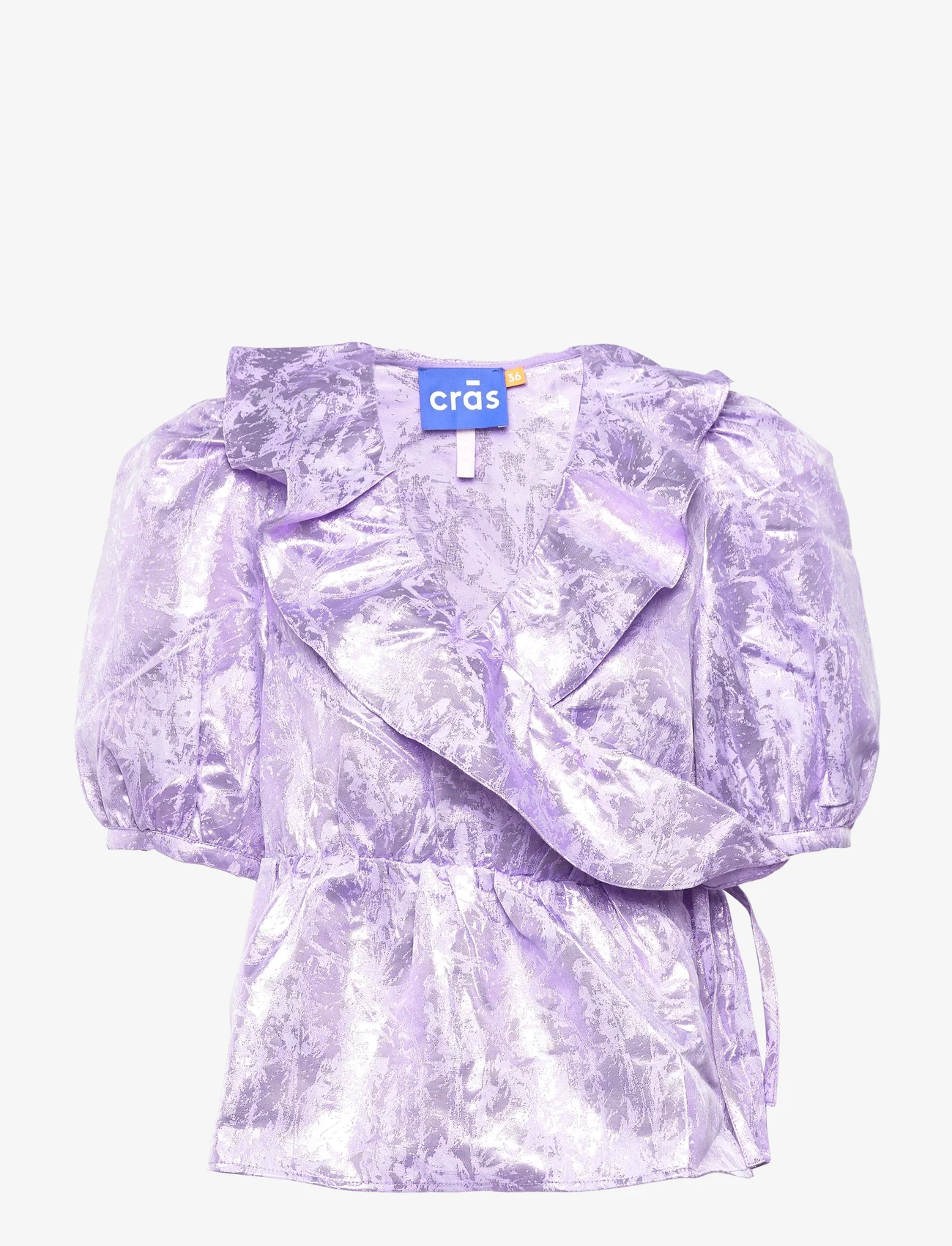 Cras - Mikacras Blouse - short-sleeved blouses - dahlia purple - 0