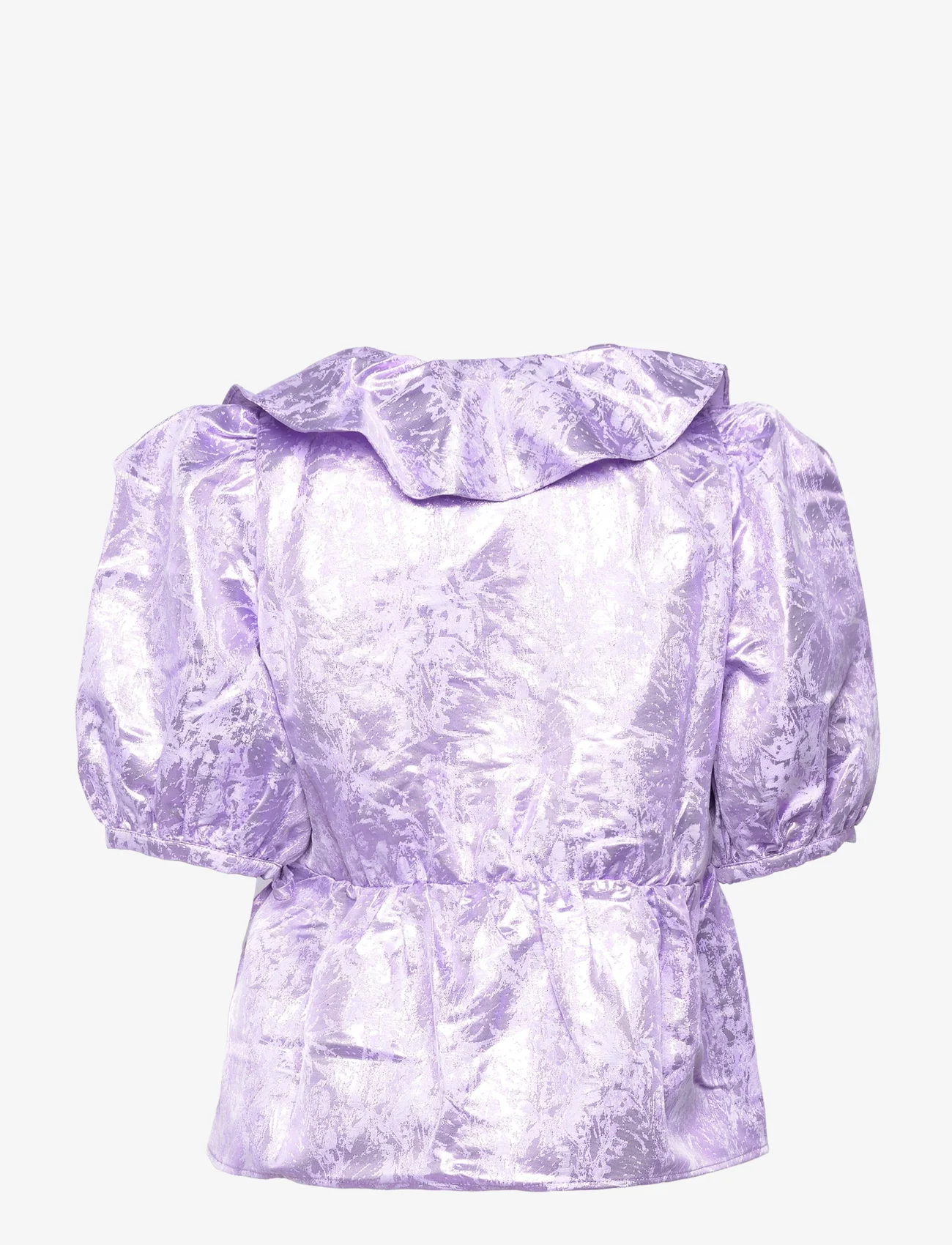 Cras - Mikacras Blouse - short-sleeved blouses - dahlia purple - 1