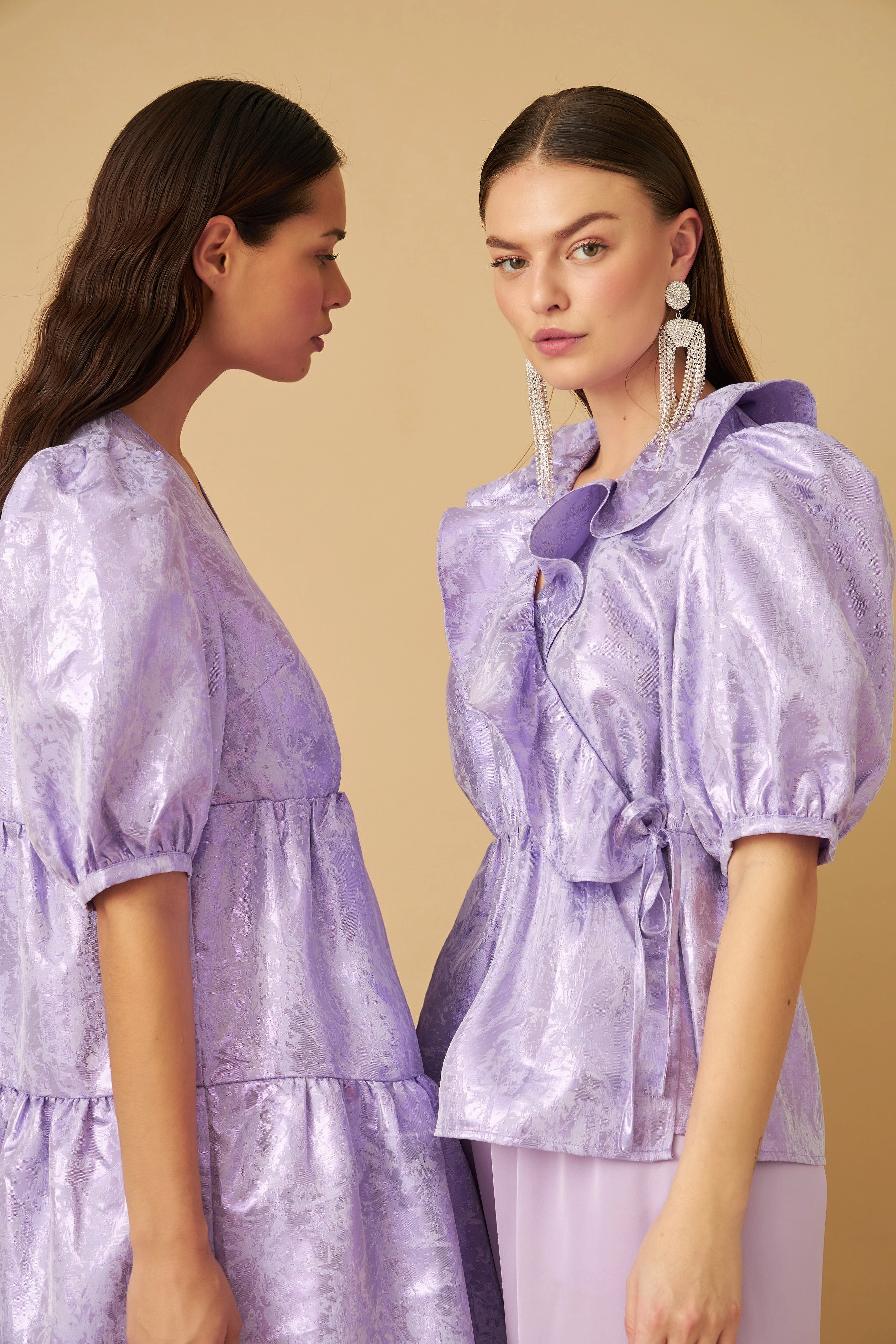 crās - Mikacras Blouse - kortärmade blusar - dahlia purple - 3