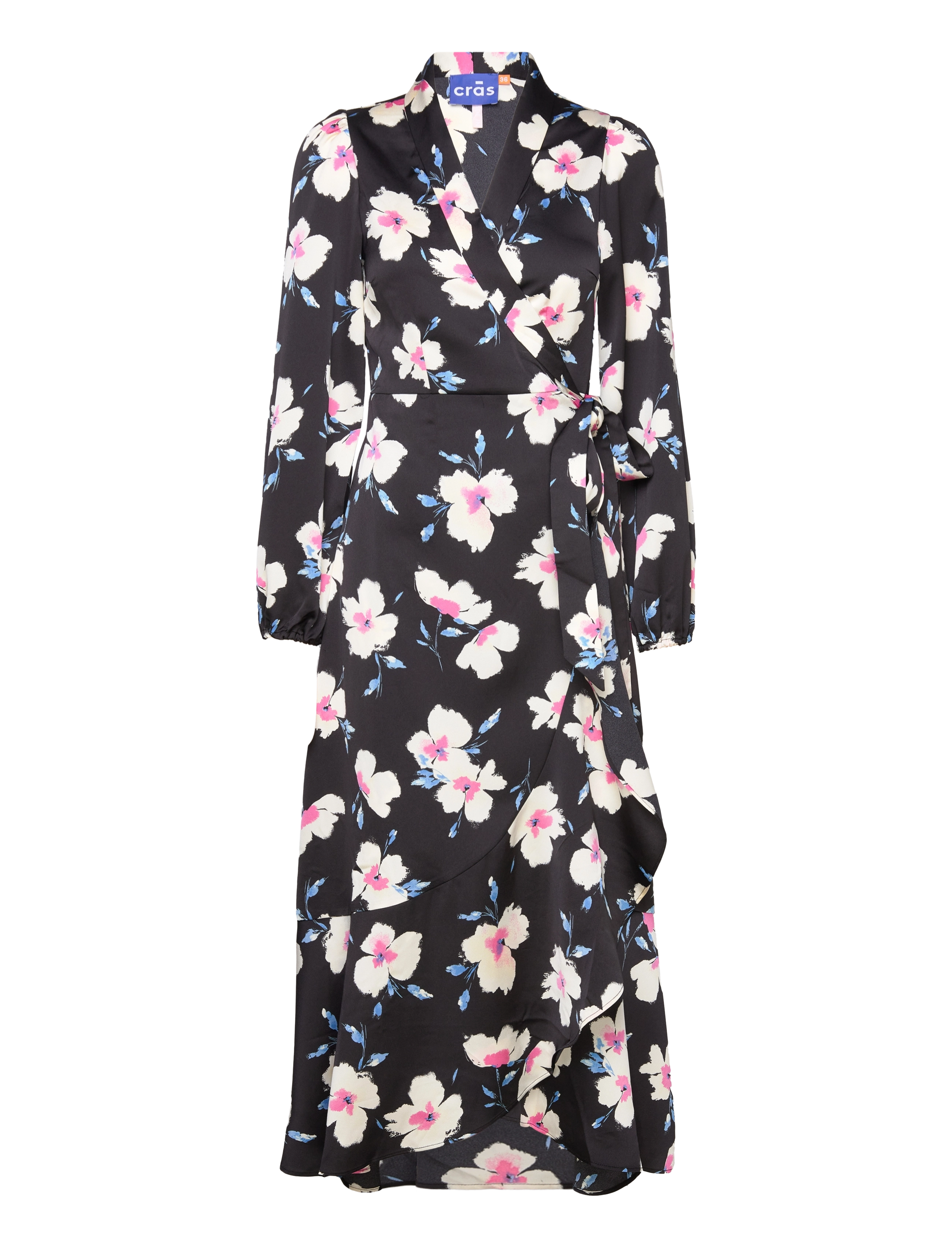 crās Laracras Dress - Kleidid - PACIFIC FLOWERS / black