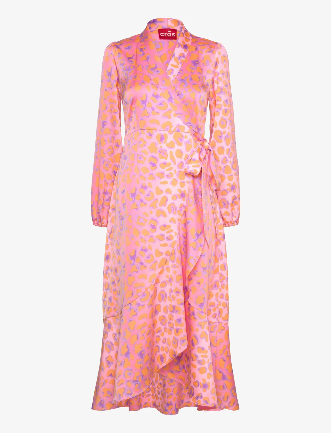 Cras - Laracras Dress - sukienki kopertowe - pastel leo - 0